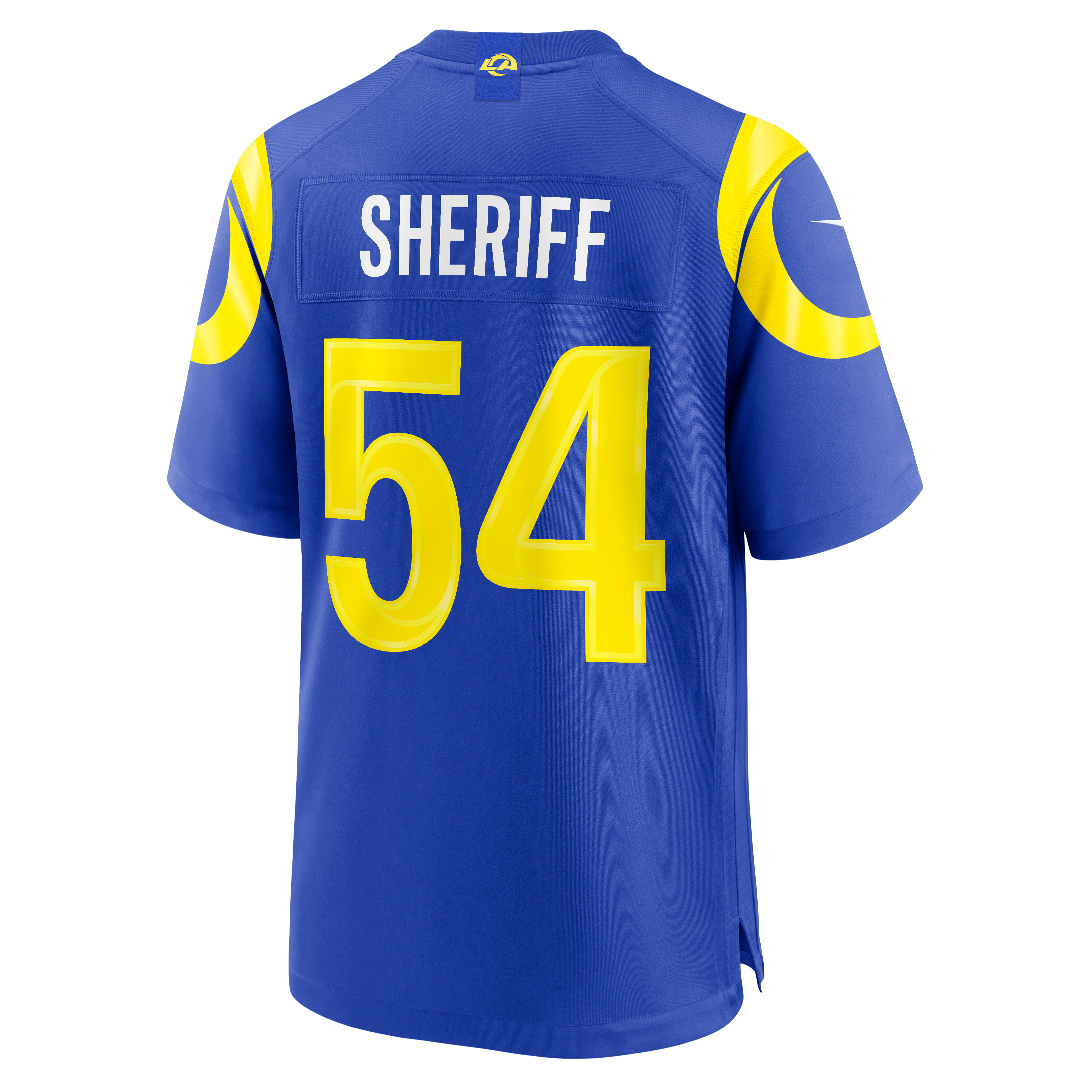 Men's Nike Jamie Sheriff Royal Los Angeles Rams Team Game Jersey