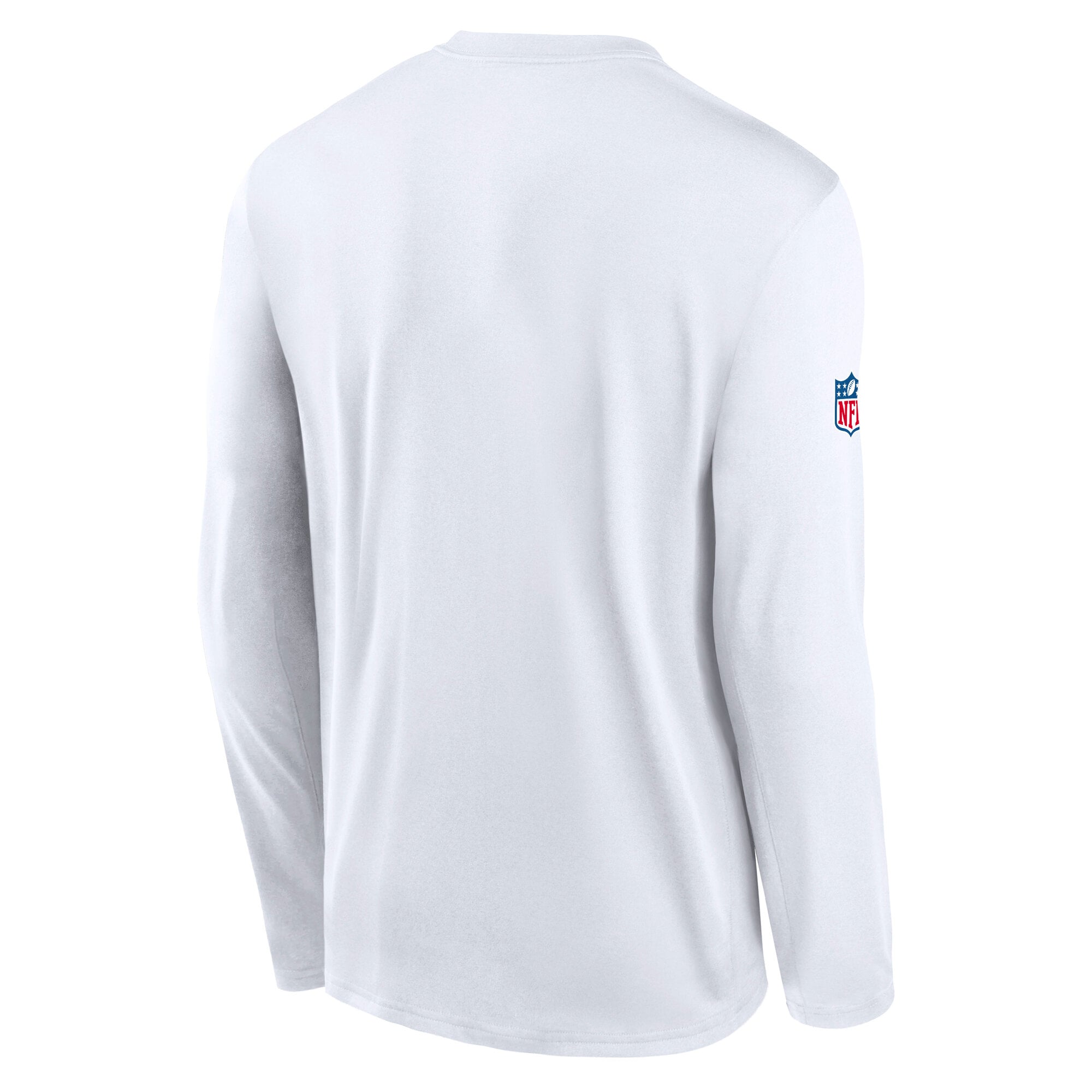 T-shirt à manches longues Nike Los Angeles Rams Fearsome White Legend Small Logo Dri-FIT pour homme