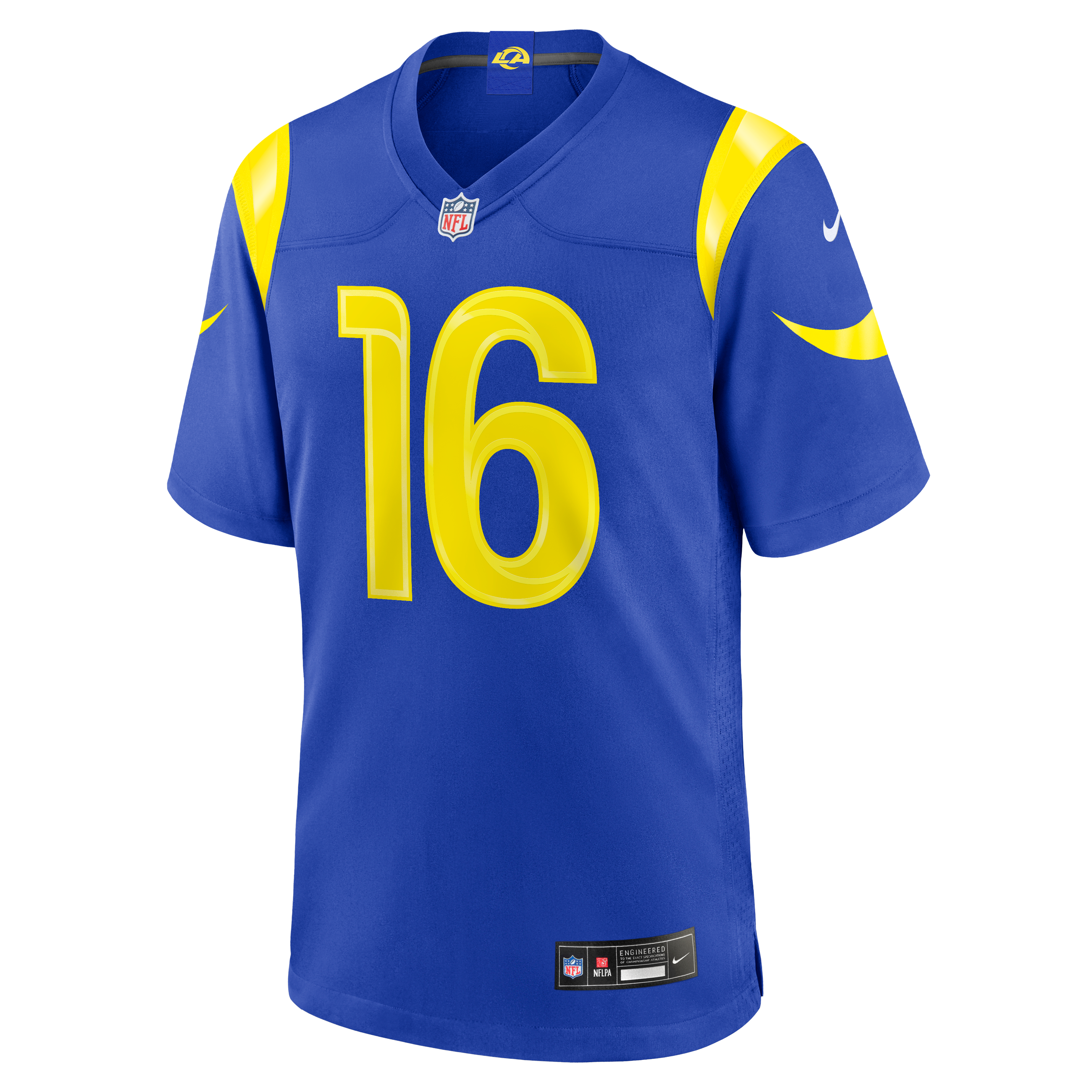 Men's Nike Matthew Caldwell Royal Los Angeles Rams Team Game Jersey