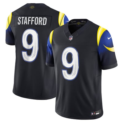 Matthew Stafford Los Angeles Rams Nike Rivalries Collection Stitched Limited Jersey - Dark Blue