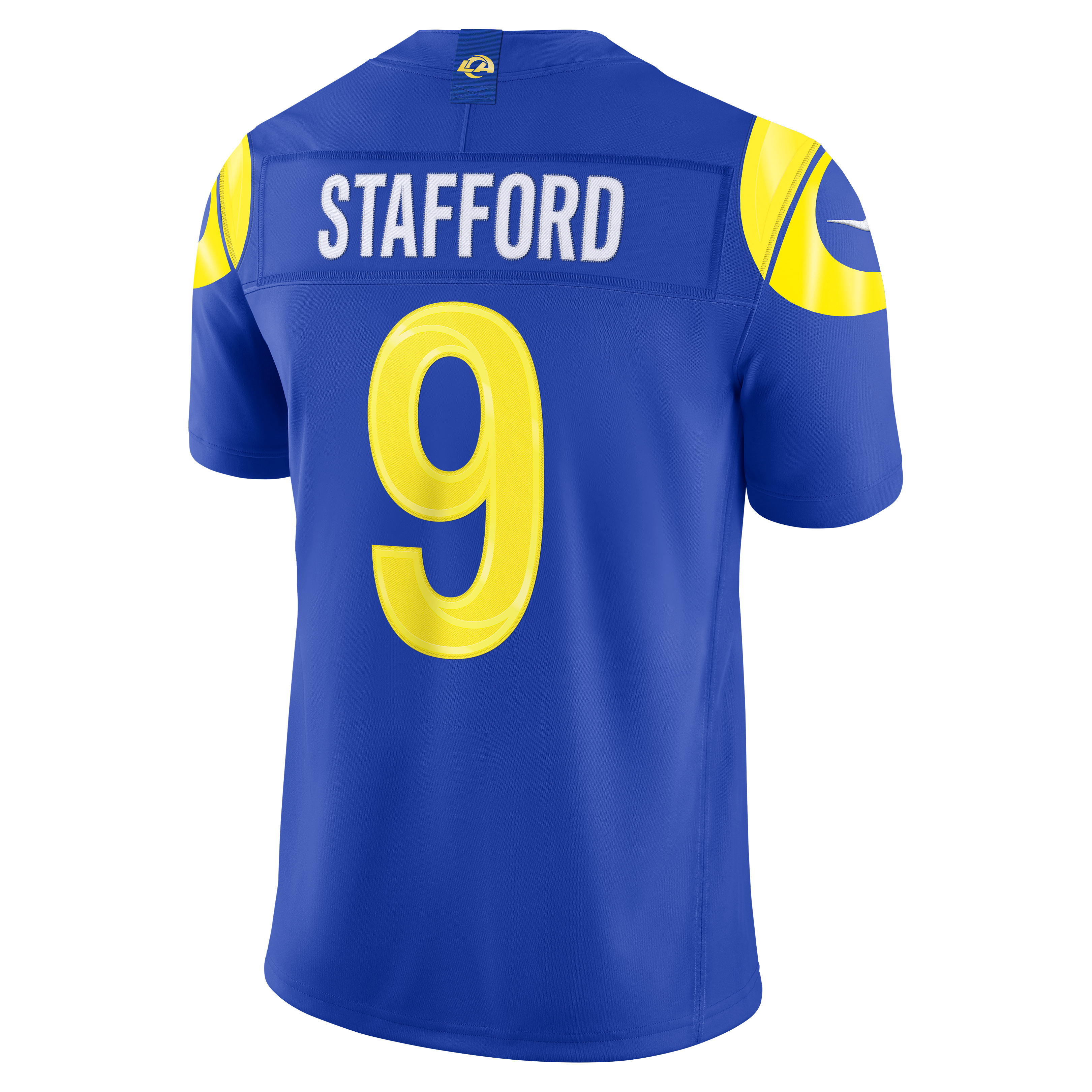 Men's Nike Matthew Stafford White Los Angeles Rams Vapor F.U.S.E. Stitched Limited Jersey