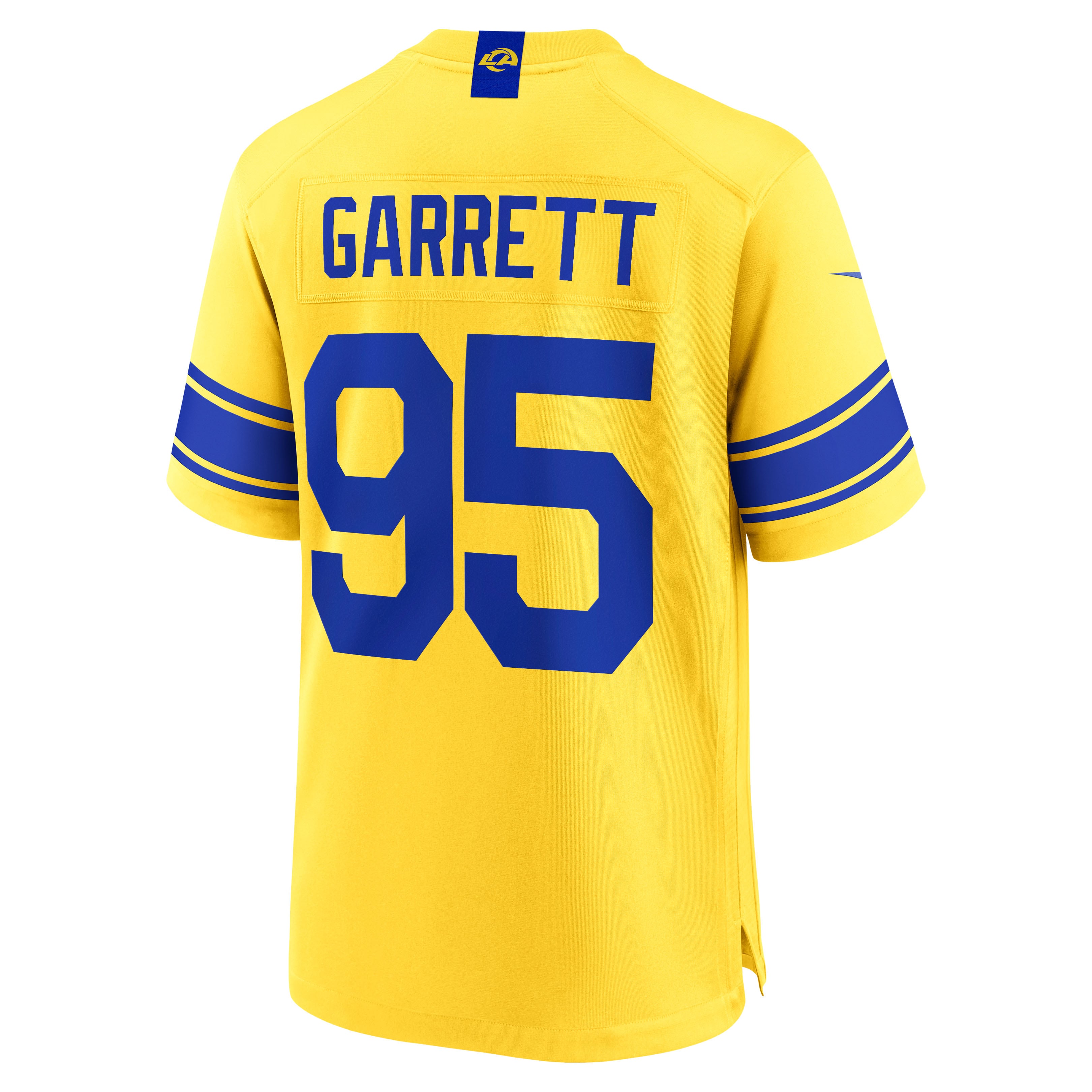 Maillot de match Nike Myles Garrett Royal Los Angeles Rams pour homme