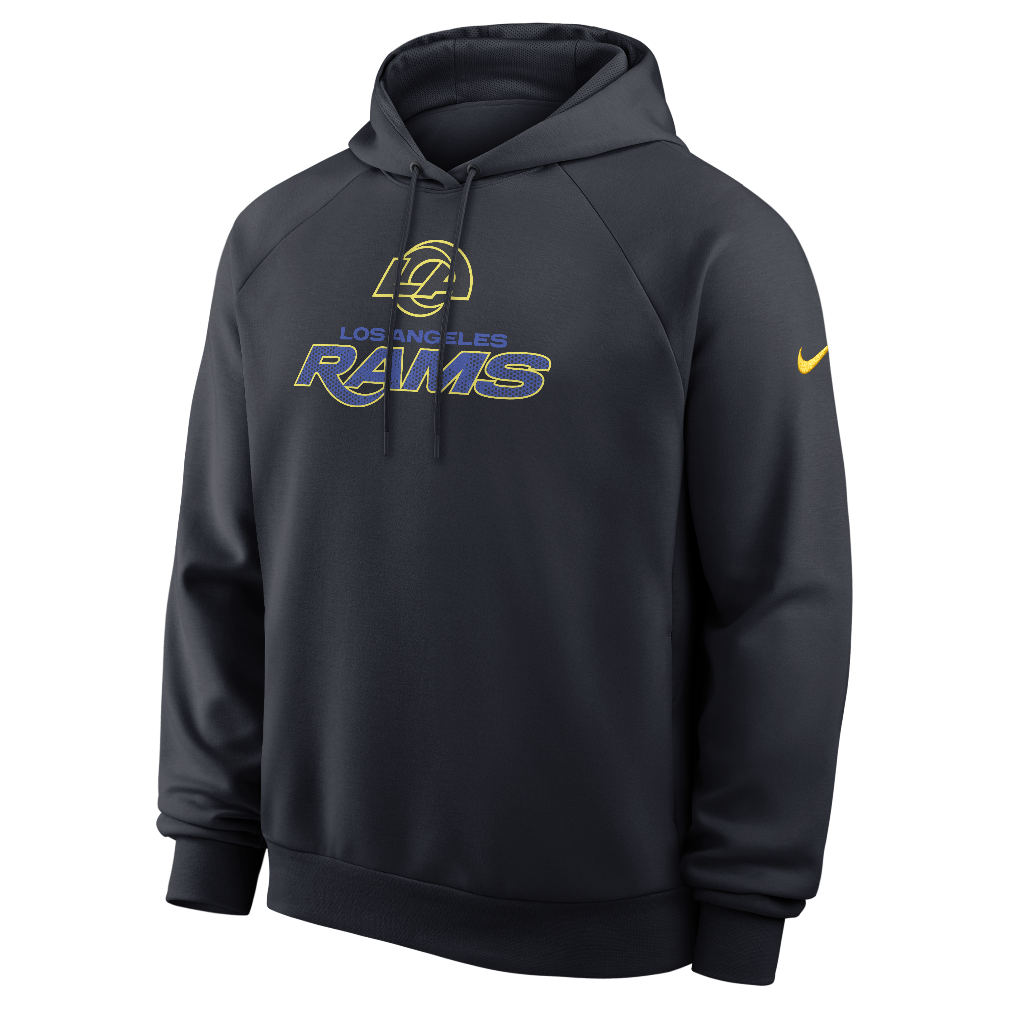 Men's Nike  Navy Los Angeles Rams Rivalries Collection Dri-FIT Pullover Hoodie