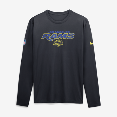 Los Angeles Rams Nike Rivalries Collection Sideline Legend Long Sleeve T-Shirt - Navy