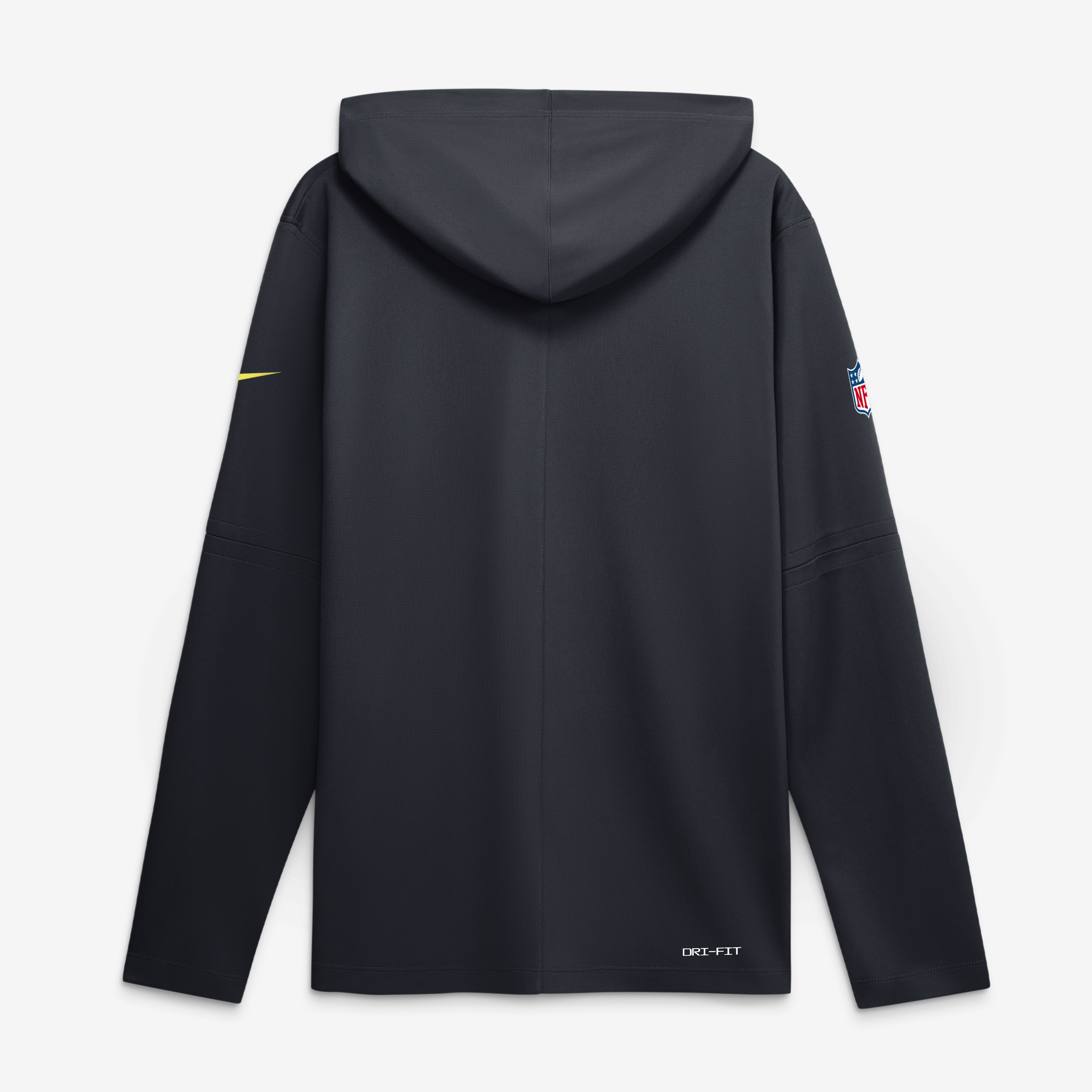 Men's Nike  Navy Los Angeles Rams Rivalries Collection Sideline Lightweight Hooded Long Sleeve Top