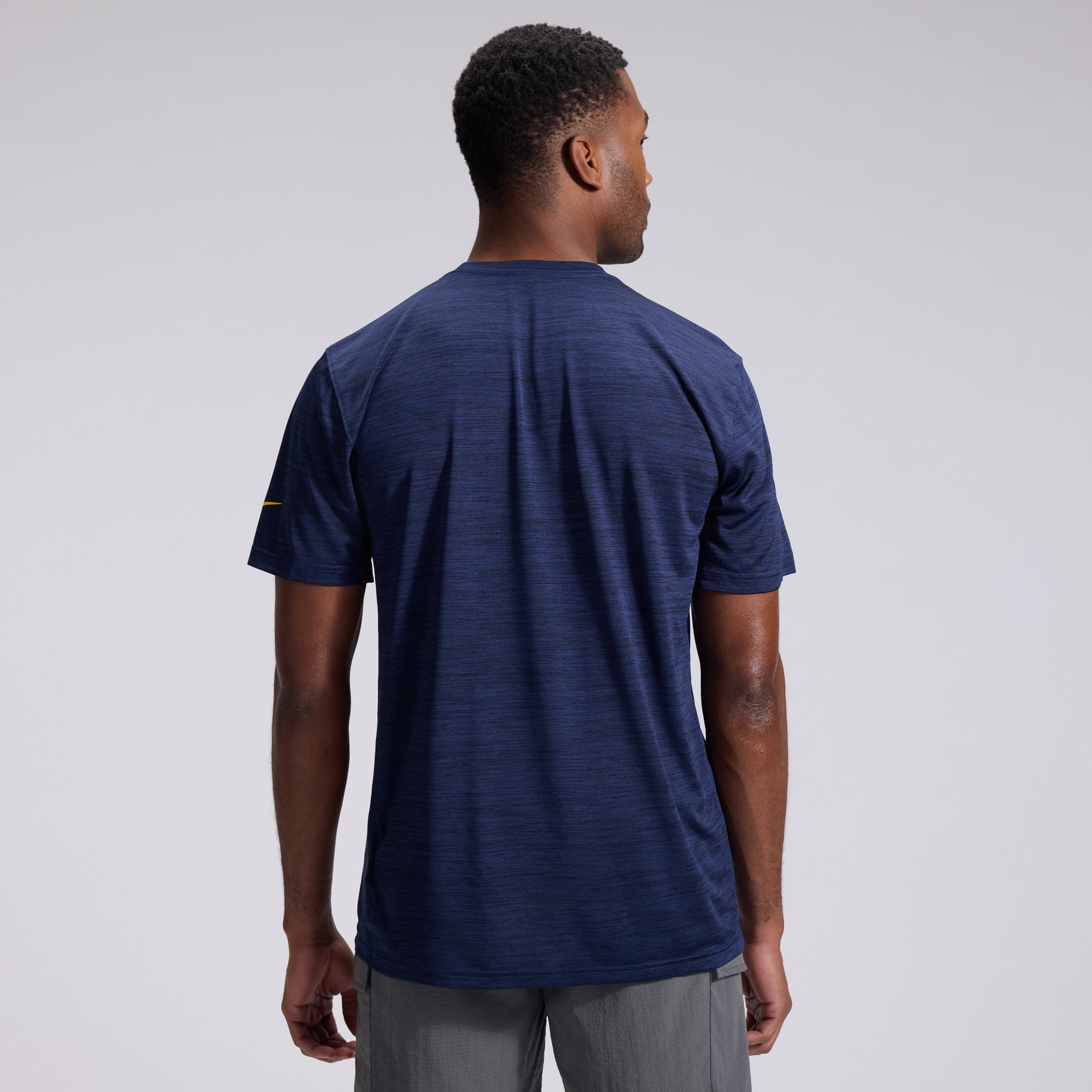 Men's Nike  Navy Los Angeles Rams Rivalries Collection Sideline Velocity T-Shirt