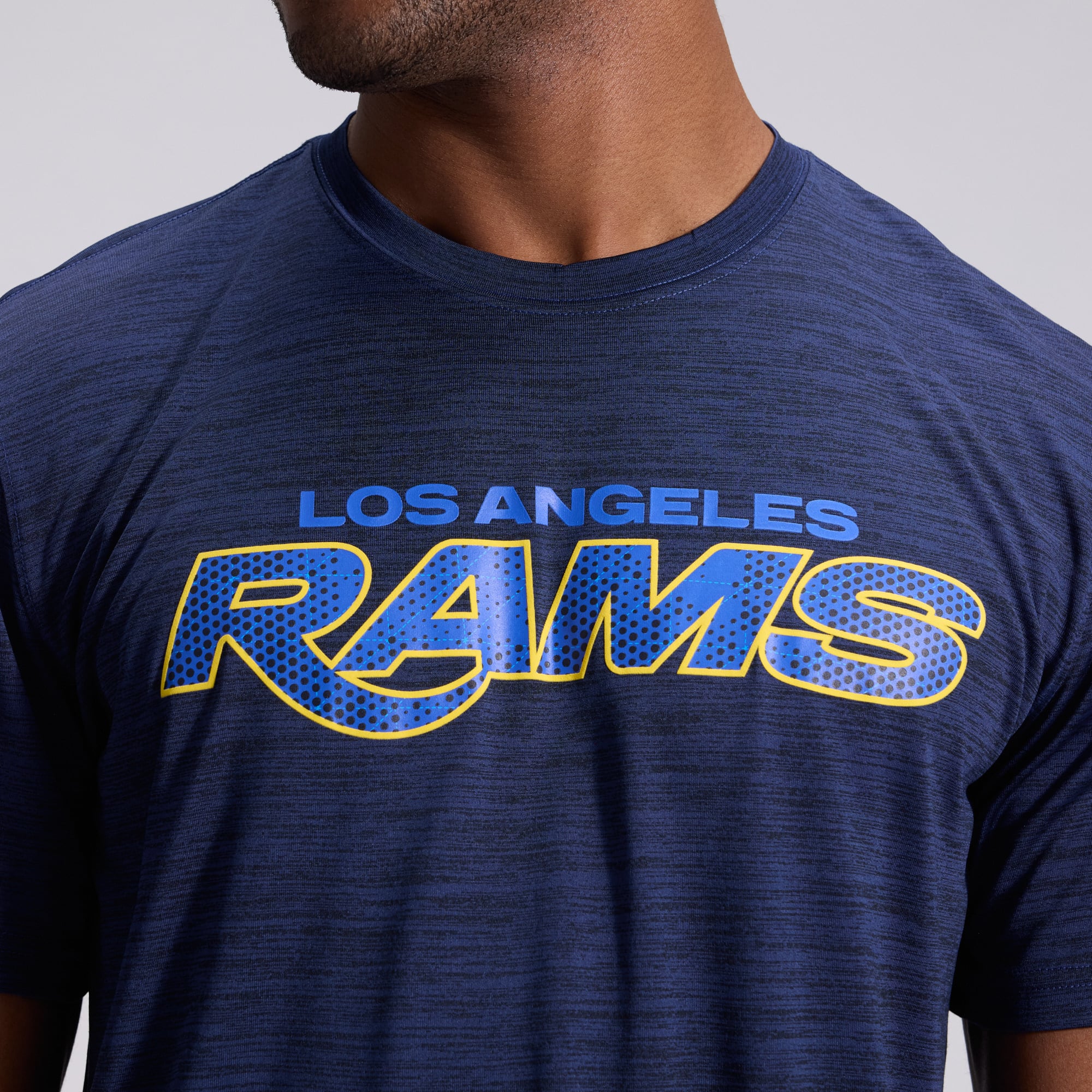 Men's Nike  Navy Los Angeles Rams Rivalries Collection Sideline Velocity T-Shirt