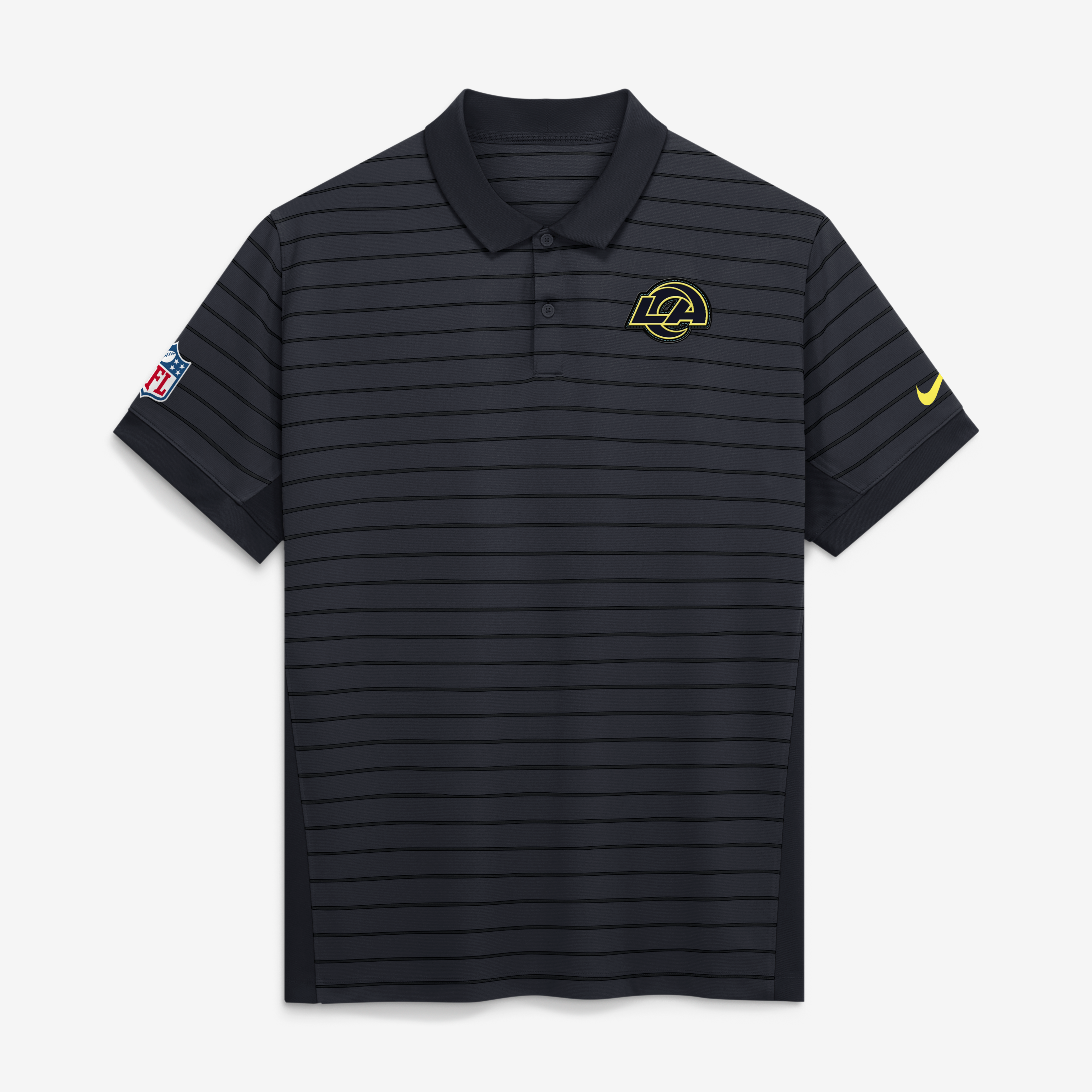 Men's Nike  Navy Los Angeles Rams Rivalries Collection Sideline Victory Polo