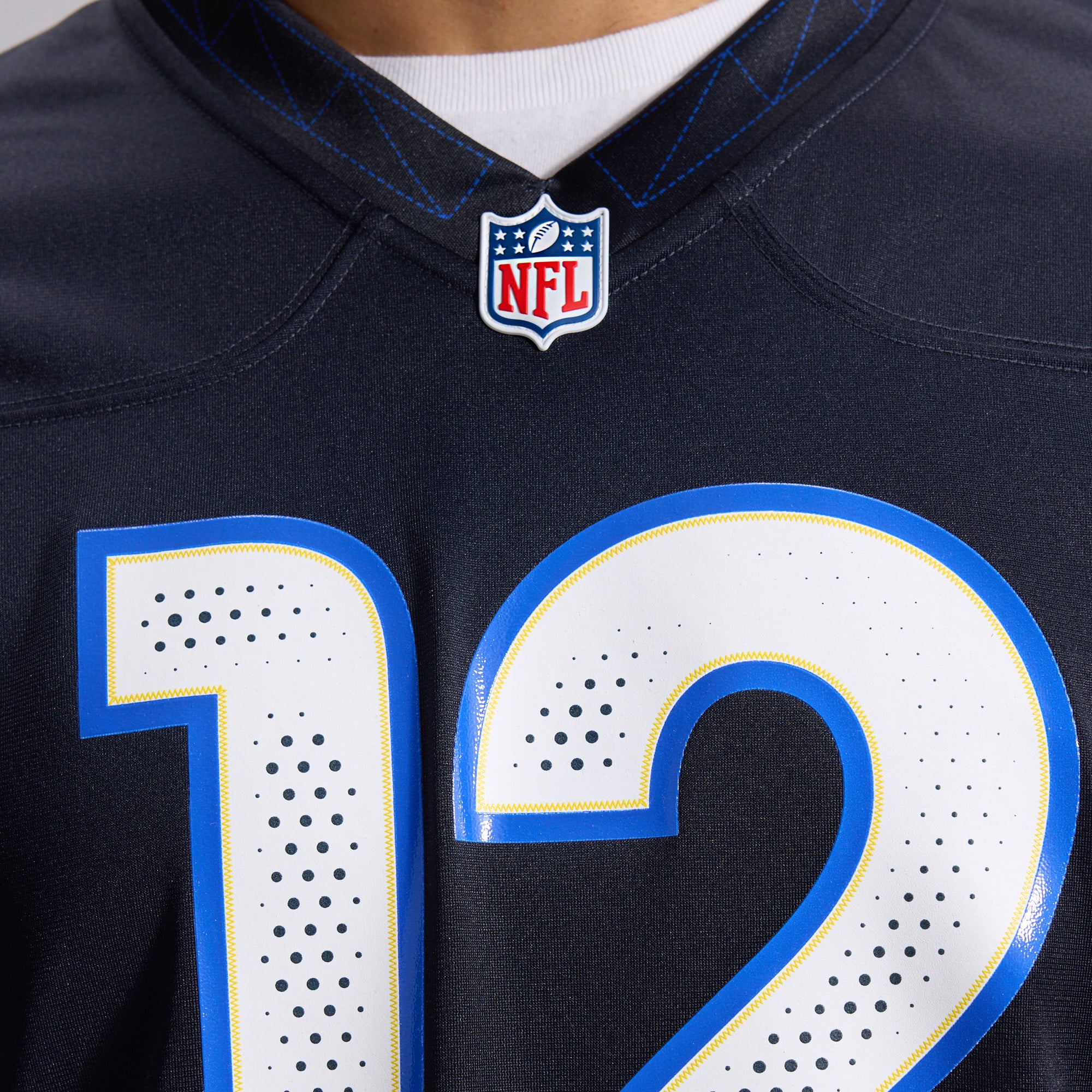 Men's Nike Puka Nacua Dark Blue Los Angeles Rams Rivalries Collection Game Jersey
