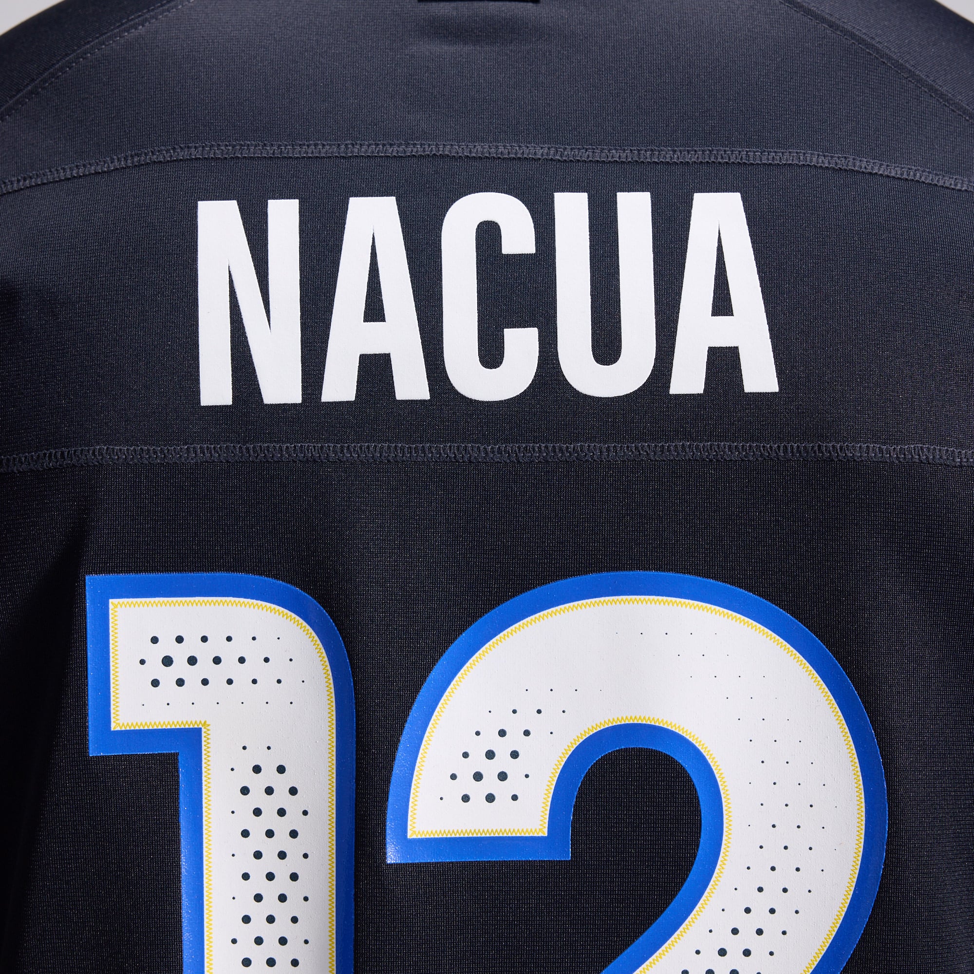 Men's Nike Puka Nacua Dark Blue Los Angeles Rams Rivalries Collection Game Jersey