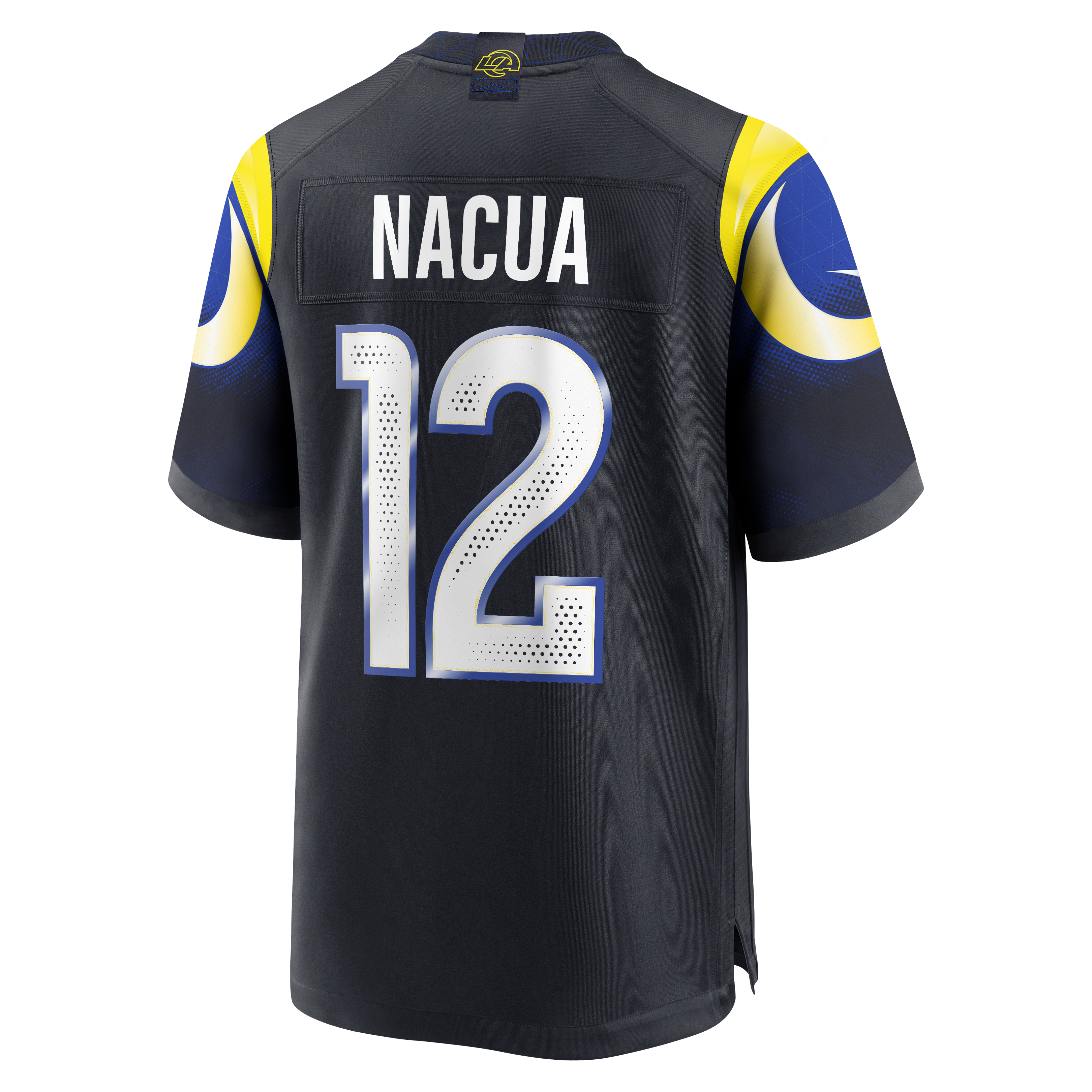 Men's Nike Puka Nacua Dark Blue Los Angeles Rams Rivalries Collection Game Jersey