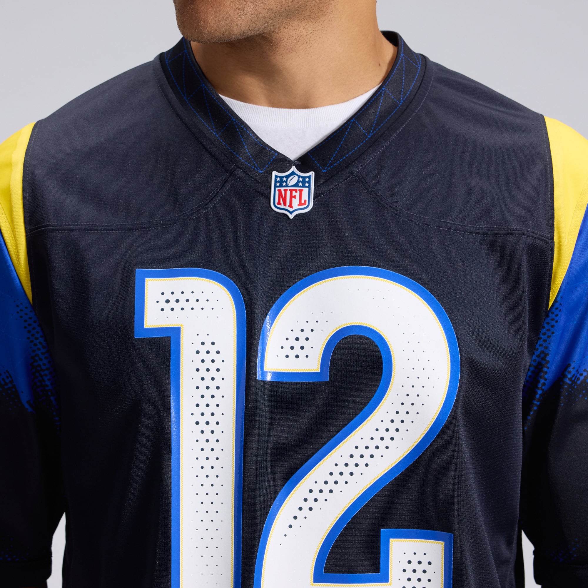 Men's Nike Puka Nacua Dark Blue Los Angeles Rams Rivalries Collection Game Jersey