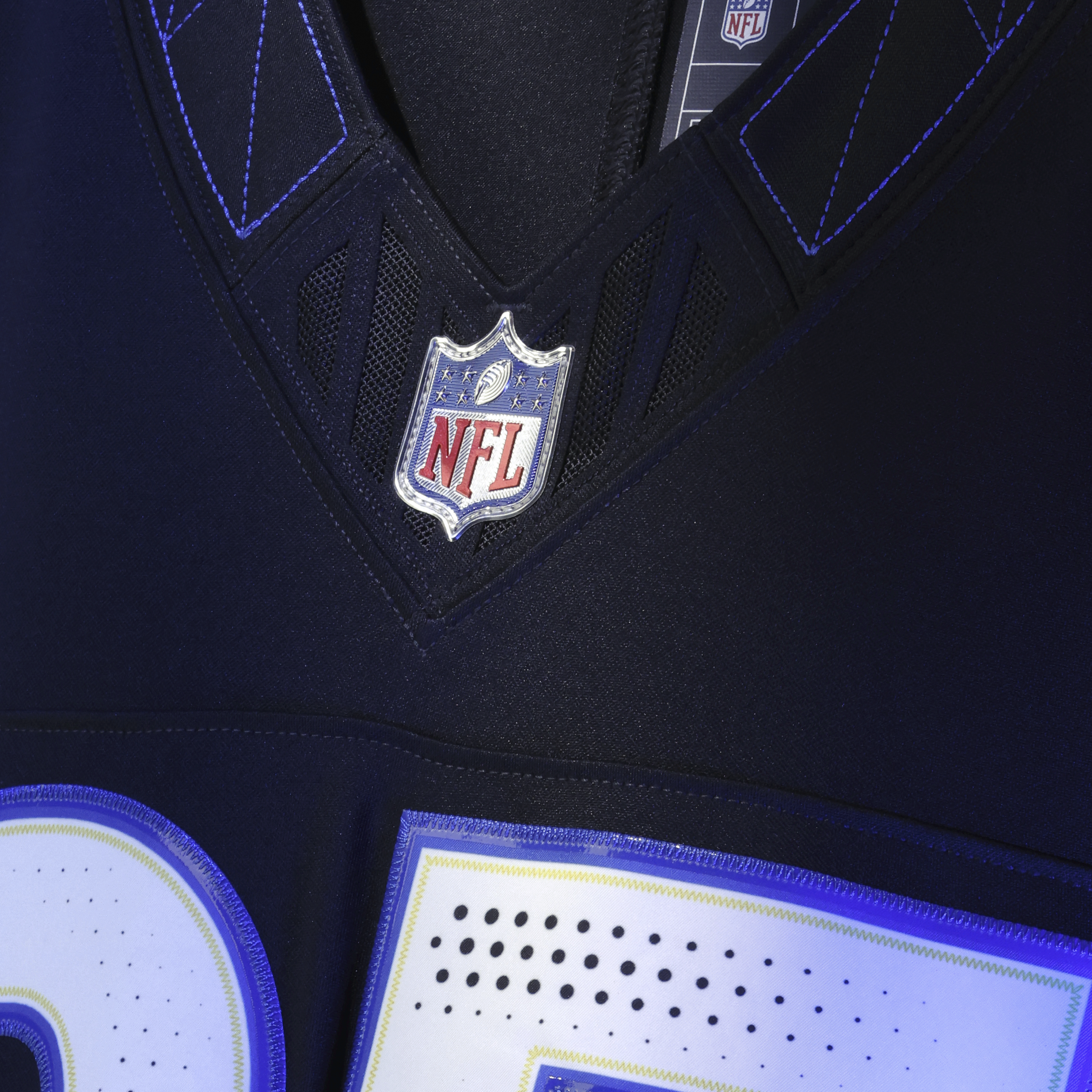 Men's Nike Puka Nacua Dark Blue Los Angeles Rams Rivalries Collection Stitched Limited Jersey