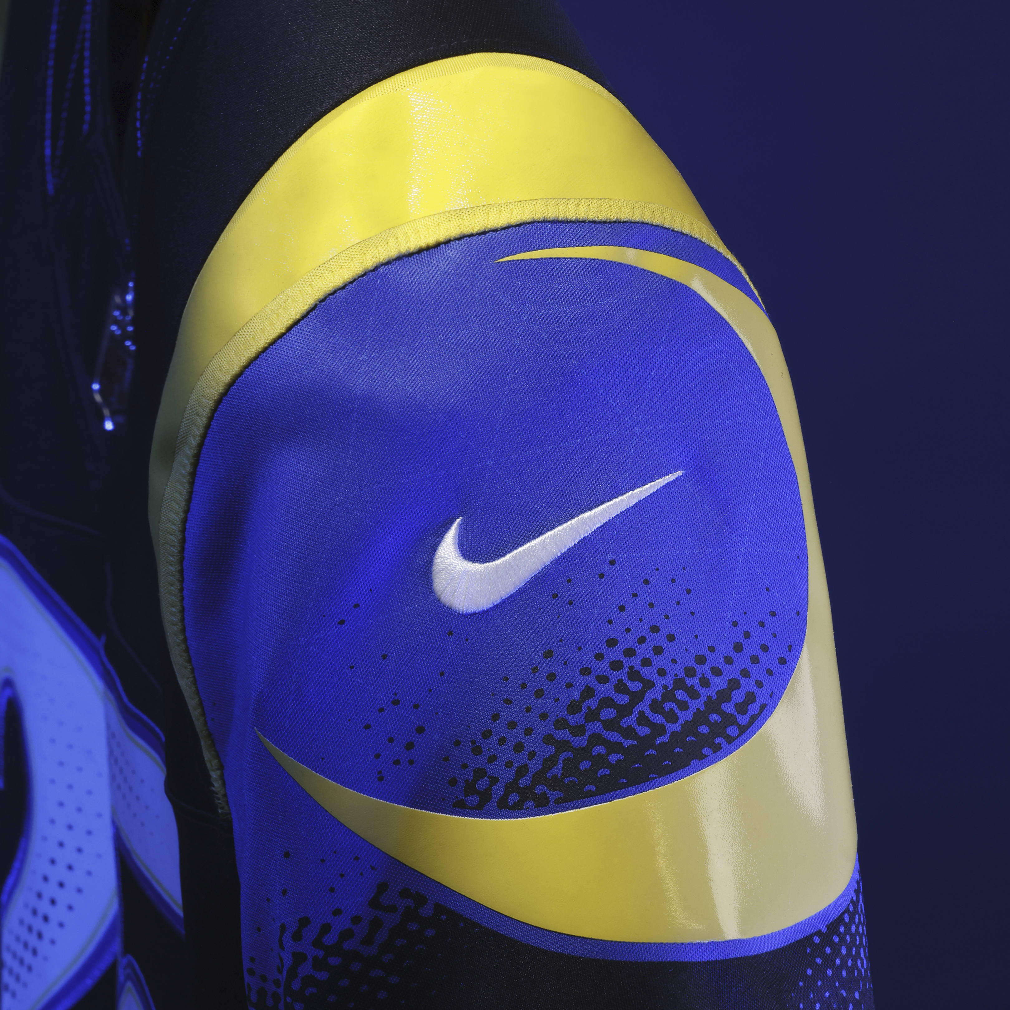 Men's Nike Puka Nacua Dark Blue Los Angeles Rams Rivalries Collection Stitched Limited Jersey
