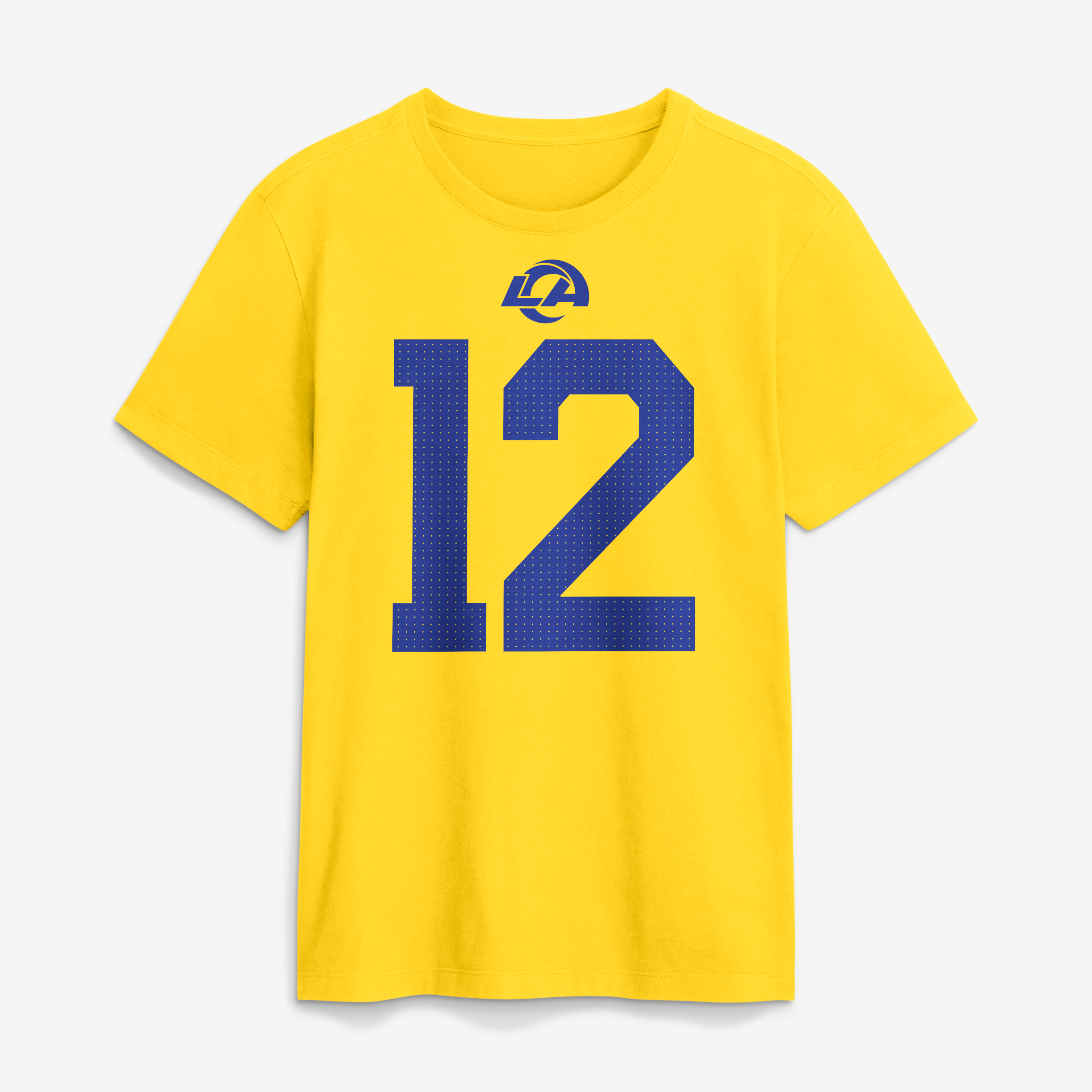 T-shirt Nike Puka Nacua Los Angeles Rams Fearsome blanc avec nom et numéro pour homme