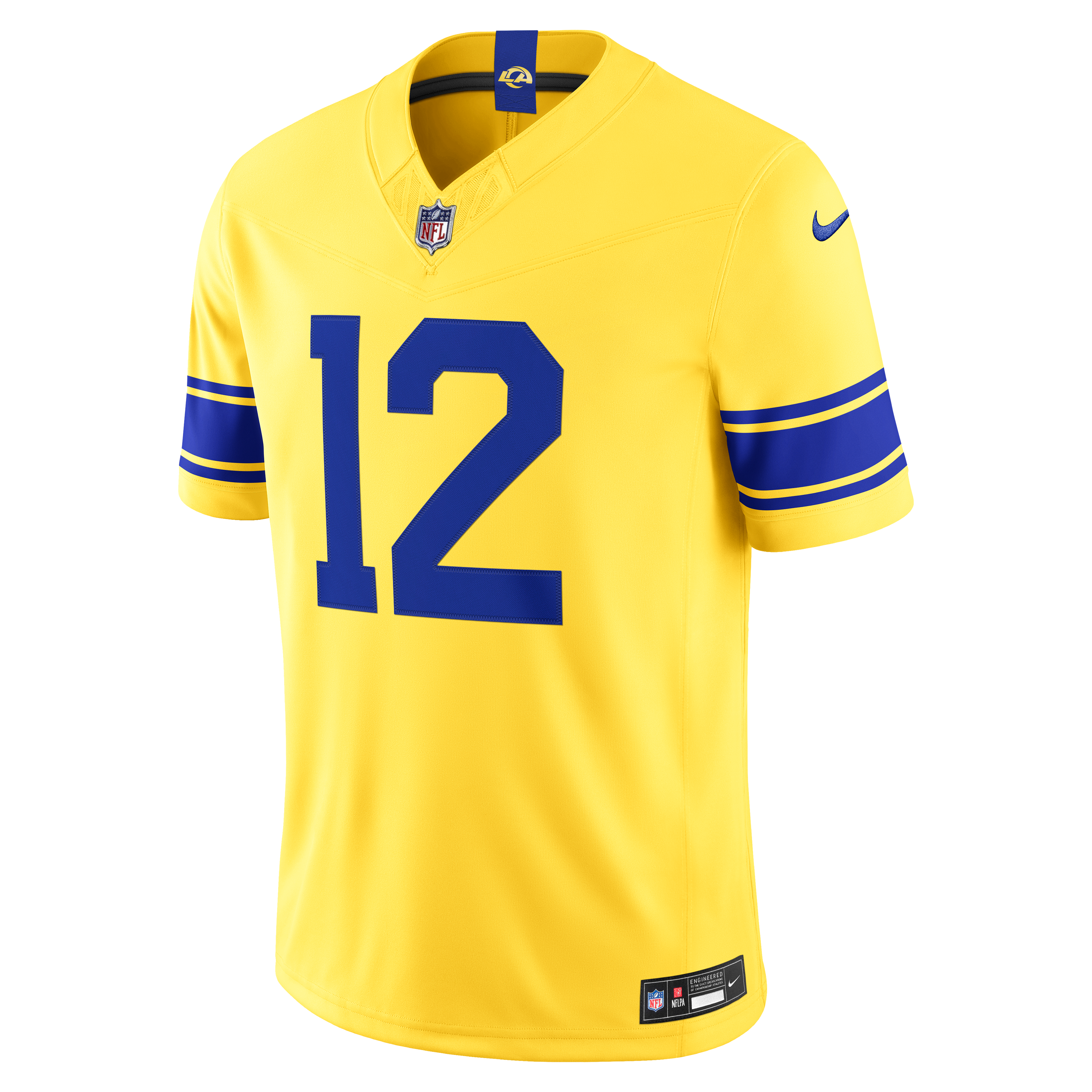 Maillot Nike Puka Nacua blanc Los Angeles Rams Vapor F.U.S.E. édition limitée cousue pour homme