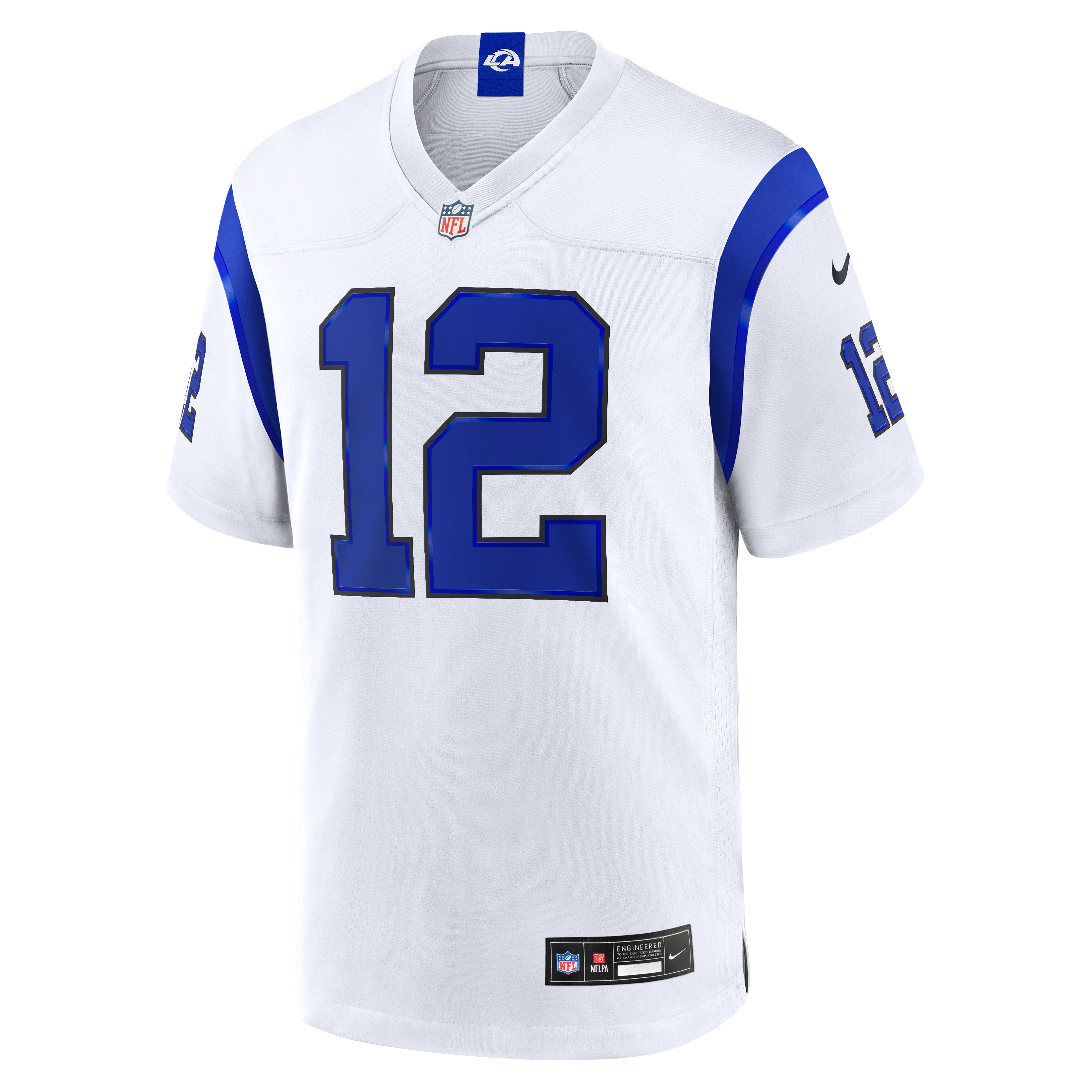Men's Nike Puka Nacua Los Angeles Rams Fearsome White Game Jersey