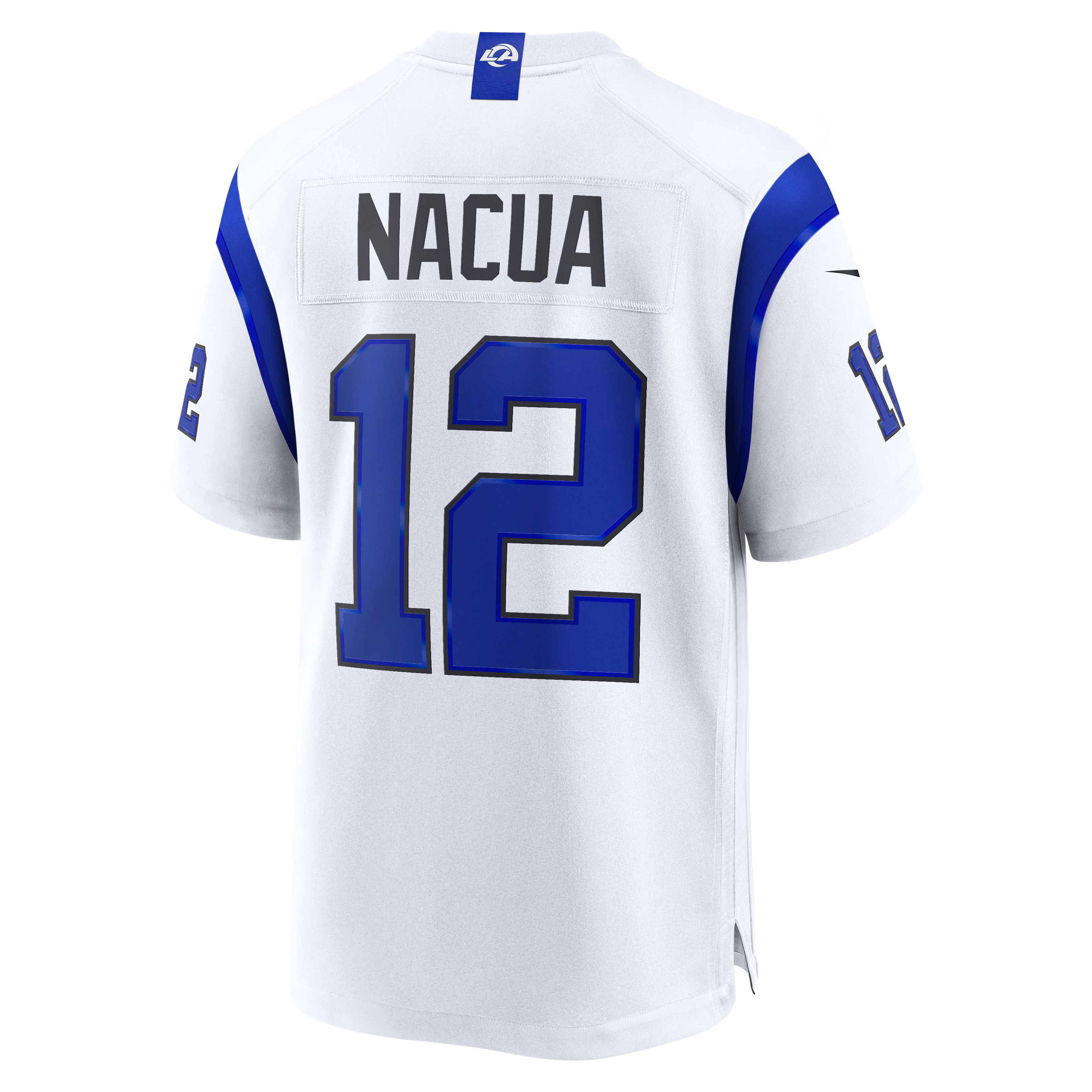 Men's Nike Puka Nacua Los Angeles Rams Fearsome White Game Jersey