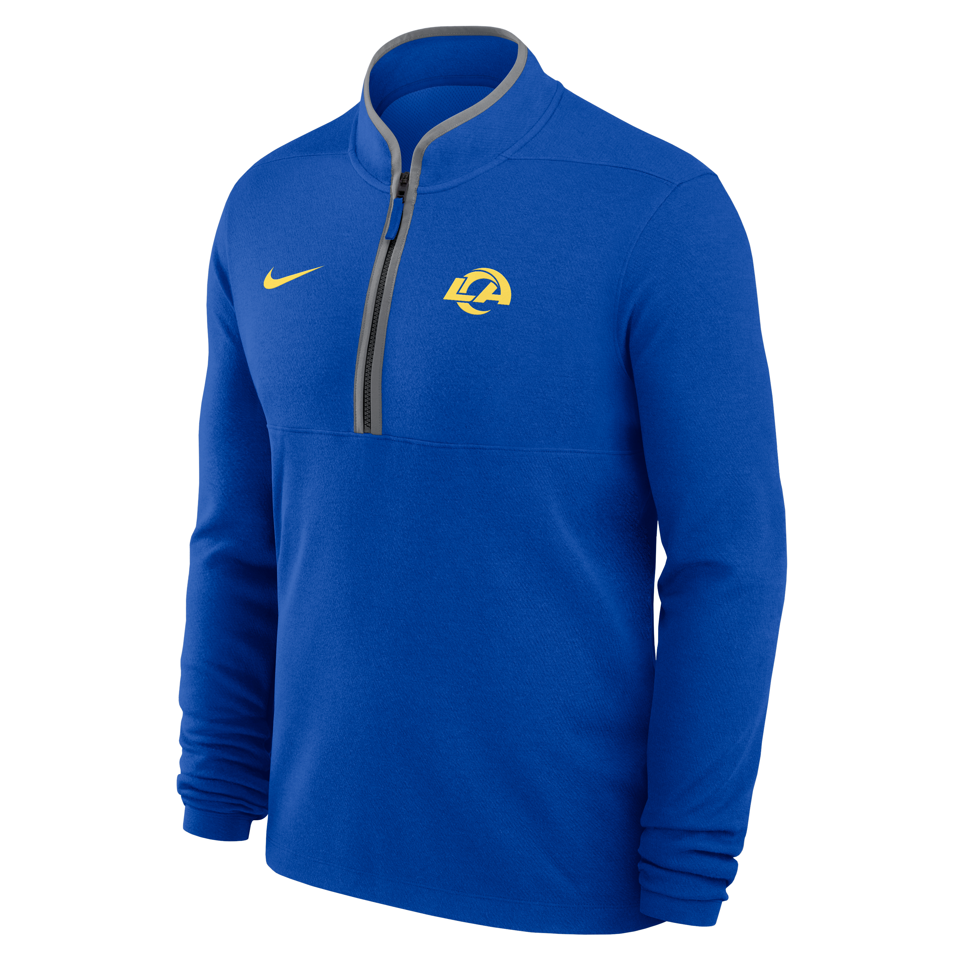 Pull-over Nike Royal Los Angeles Rams Dri-FIT Victory à demi-zip pour homme
