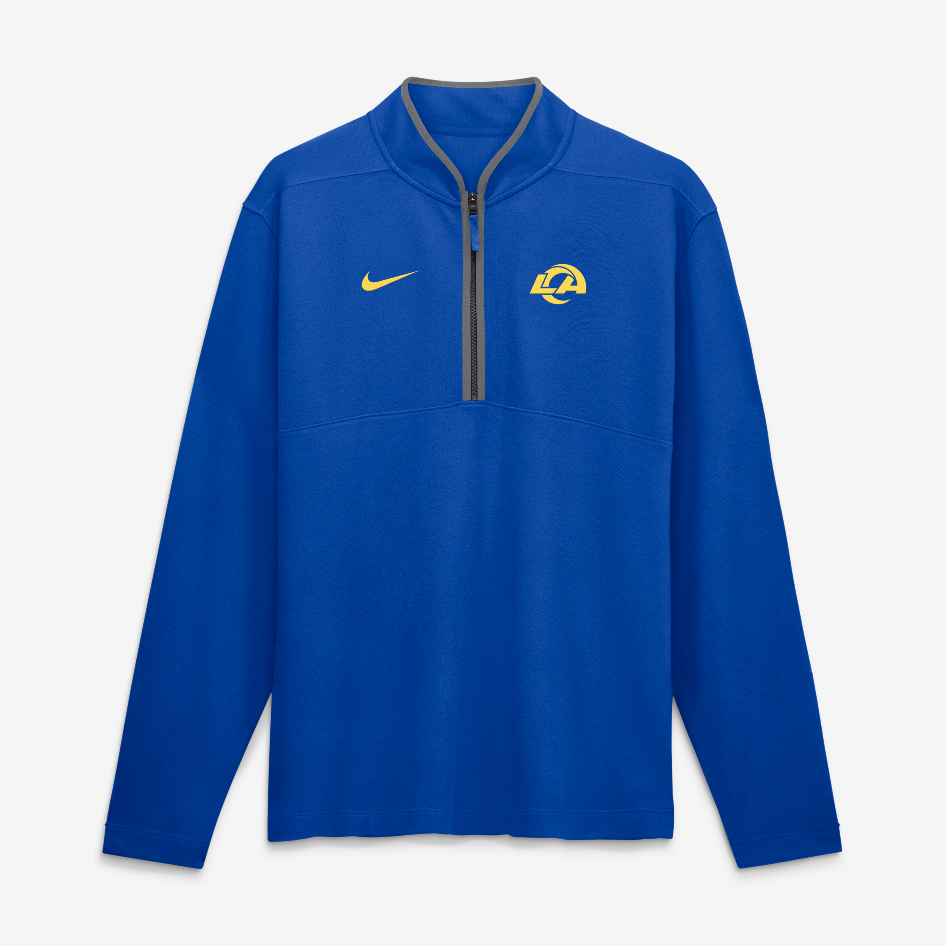 Pull-over Nike Royal Los Angeles Rams Dri-FIT Victory à demi-zip pour homme