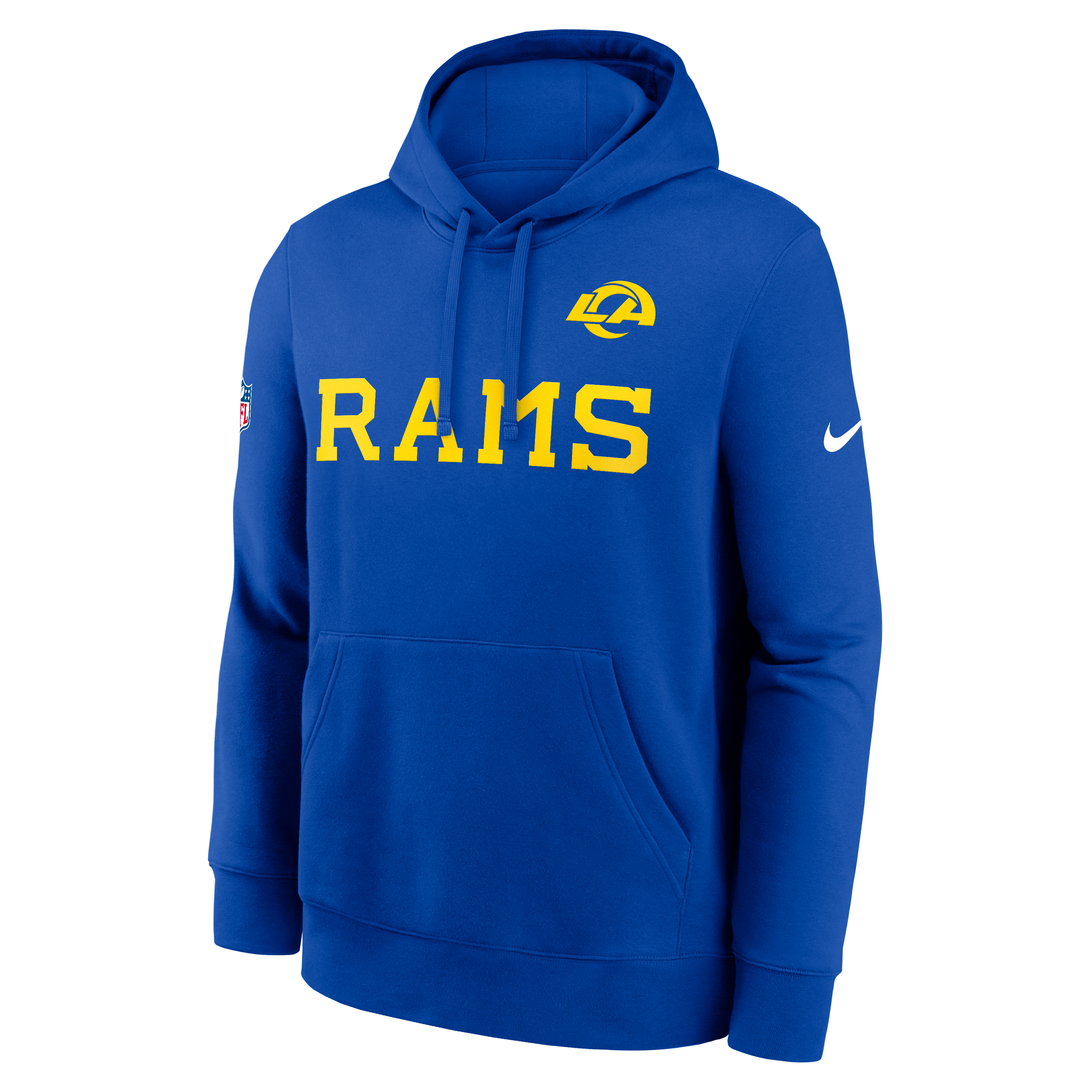 Men's Nike Royal Los Angeles Rams End Drive Fleece Hoodie