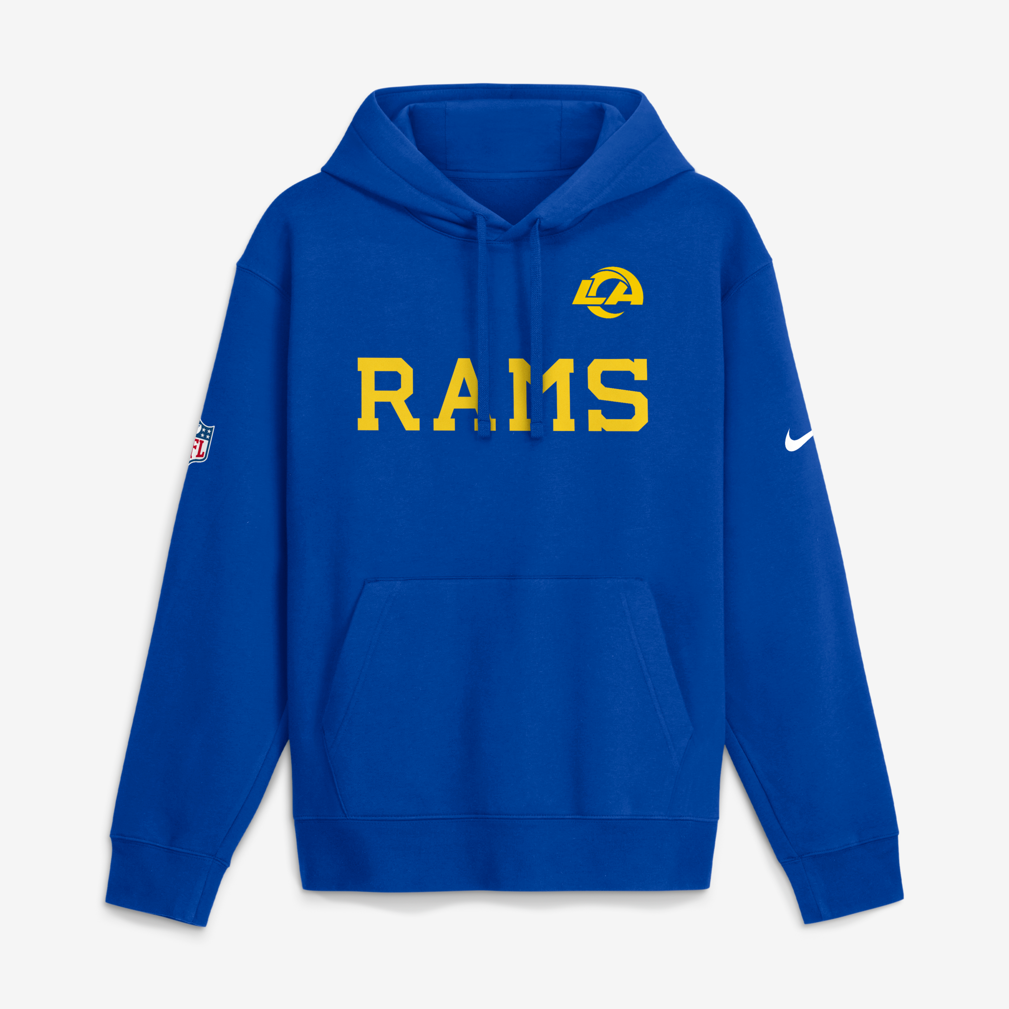 Men's Nike Royal Los Angeles Rams End Drive Fleece Hoodie