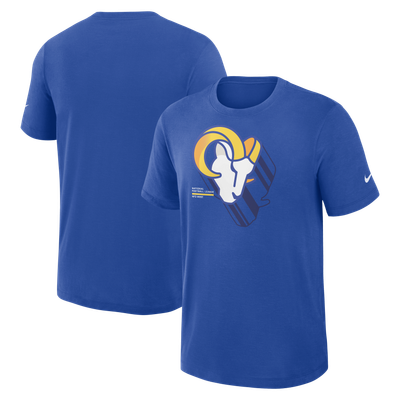 Los Angeles Rams Nike Left End Run Slub T-Shirt - Royal