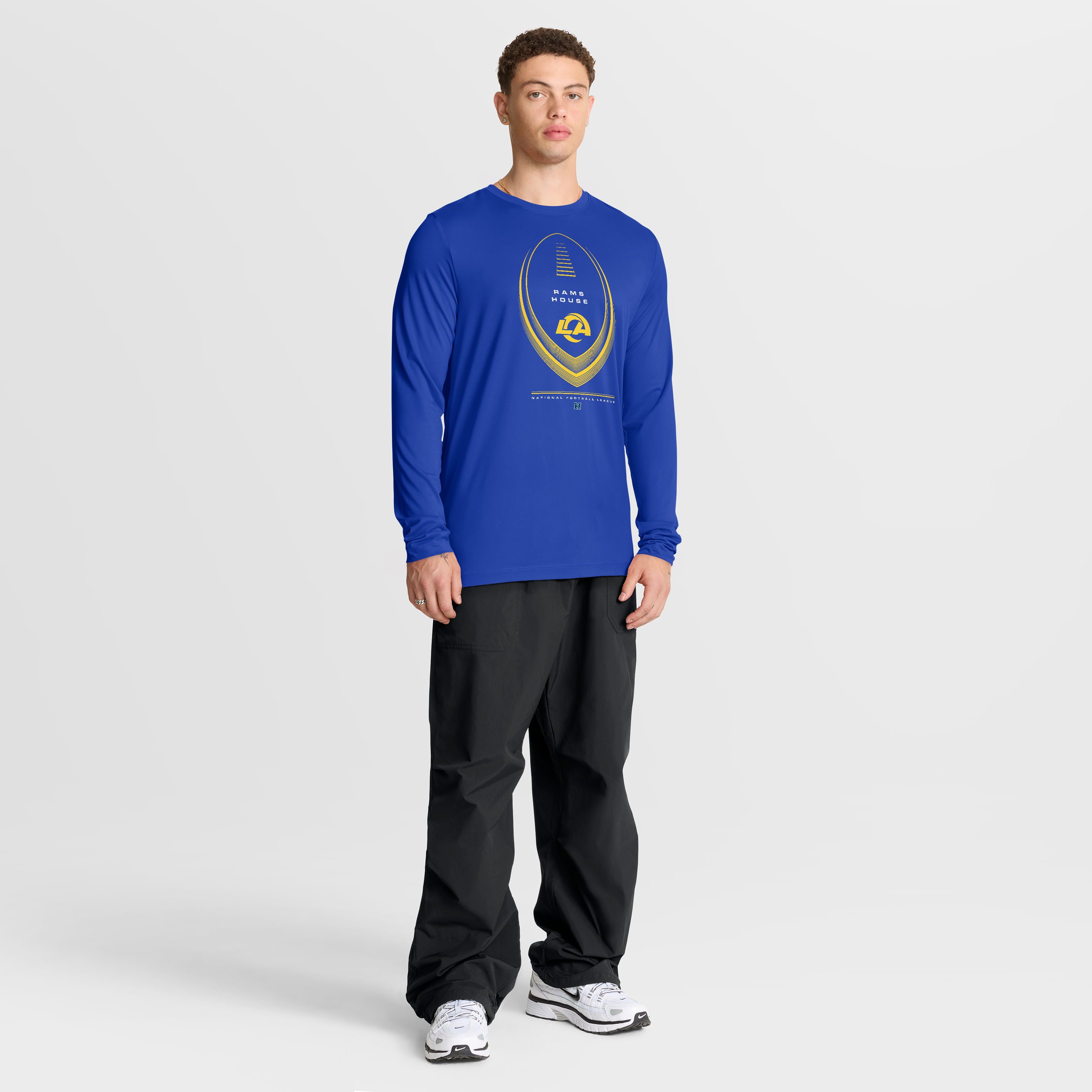 T-shirt à manches longues Nike Royal Los Angeles Rams Legend Icon Dri-FIT pour homme