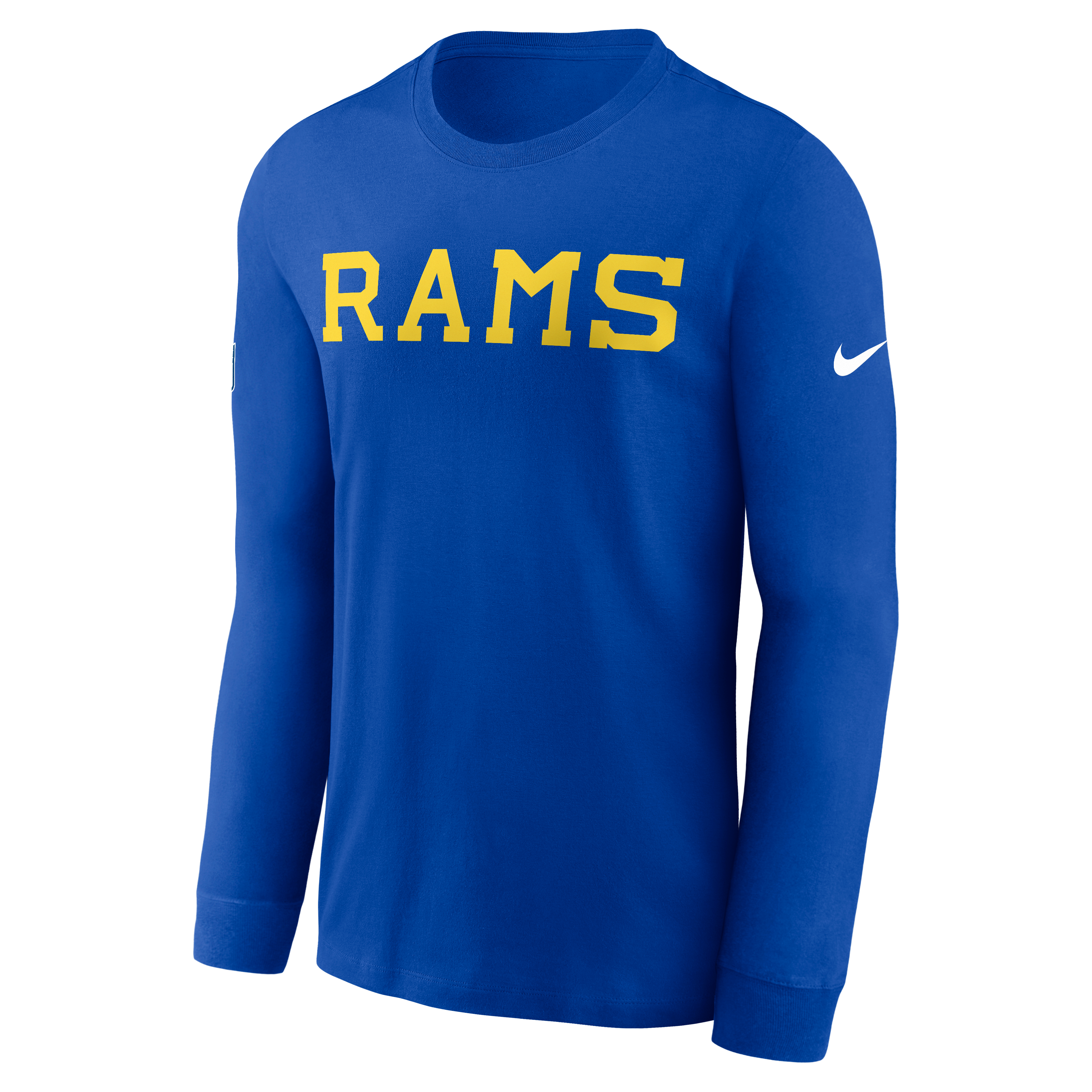 T-shirt à manches longues Nike Royal Los Angeles Rams Option Offense pour homme