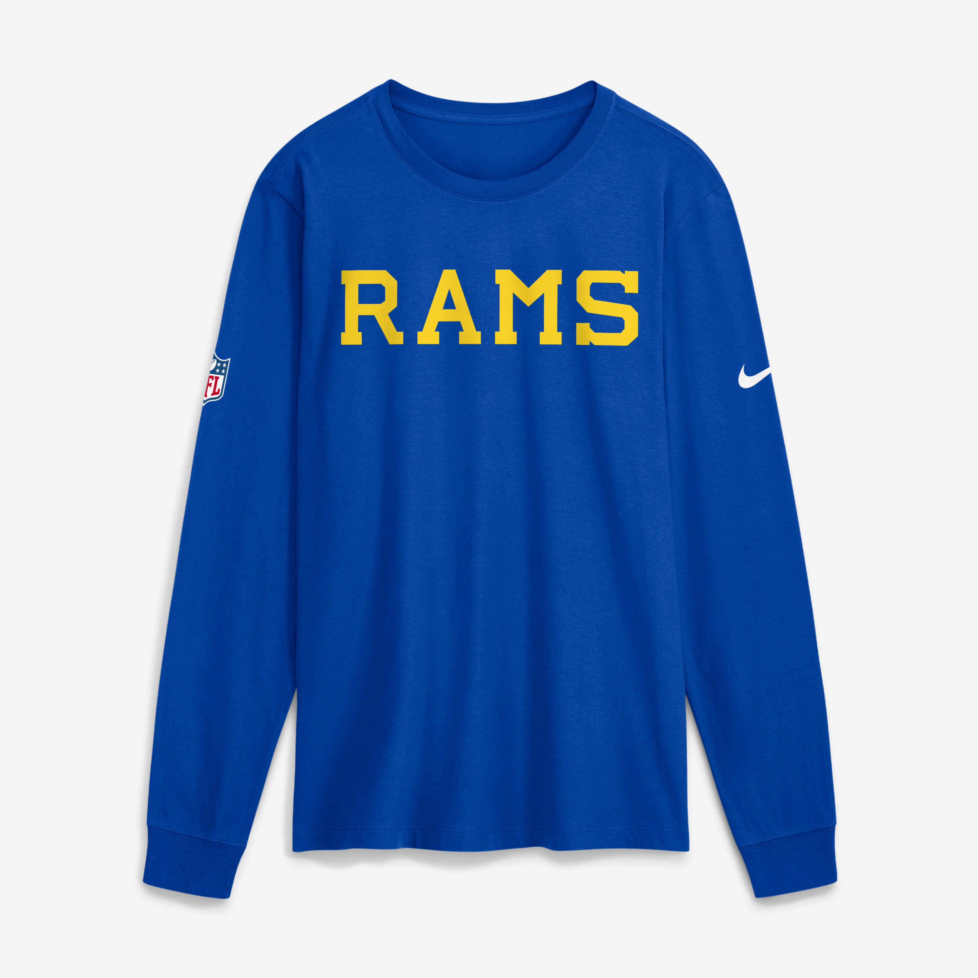T-shirt à manches longues Nike Royal Los Angeles Rams Option Offense pour homme