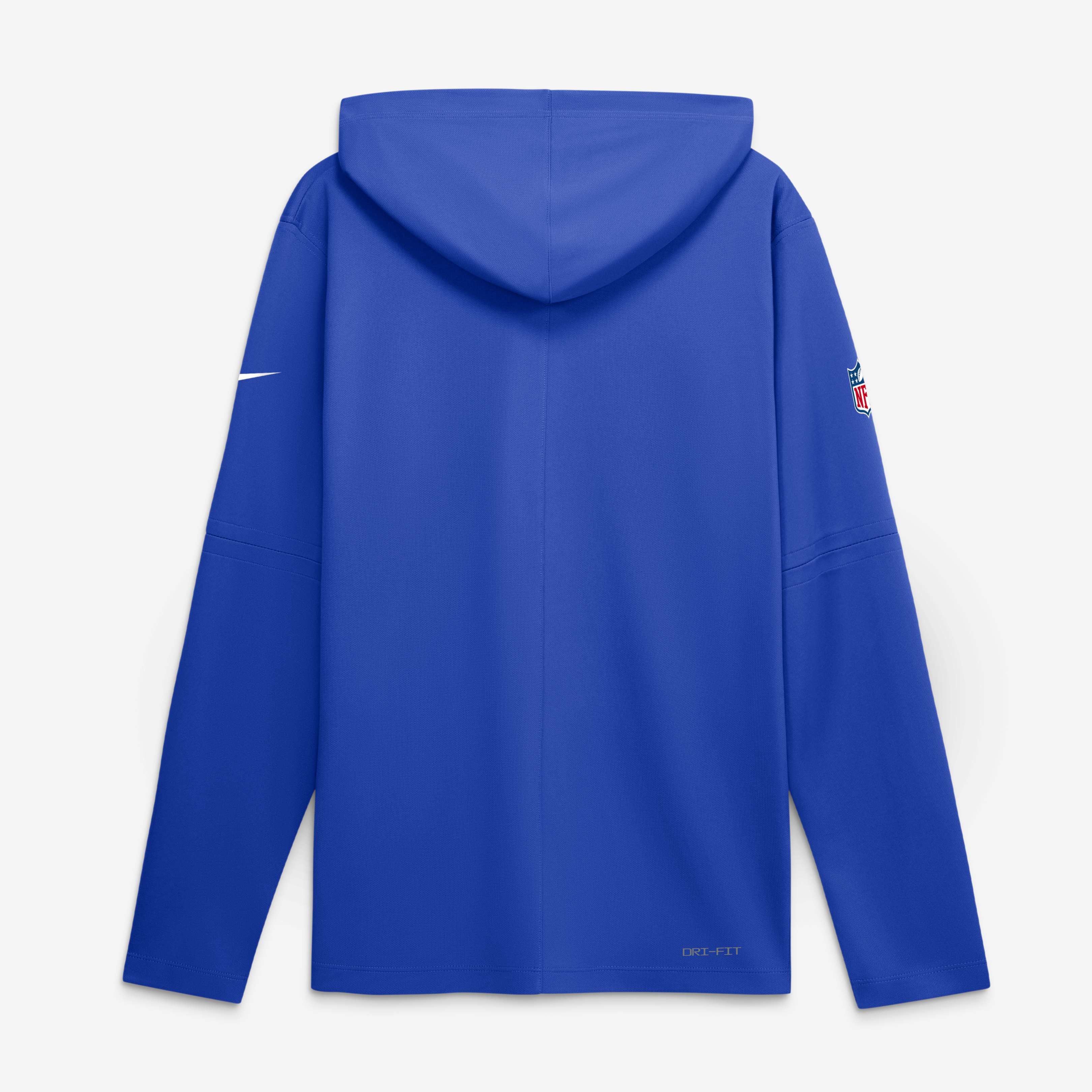 Men's Nike Royal Los Angeles Rams Sideline Game On Lightweight Long Sleeve Hooded Dri-FIT Top