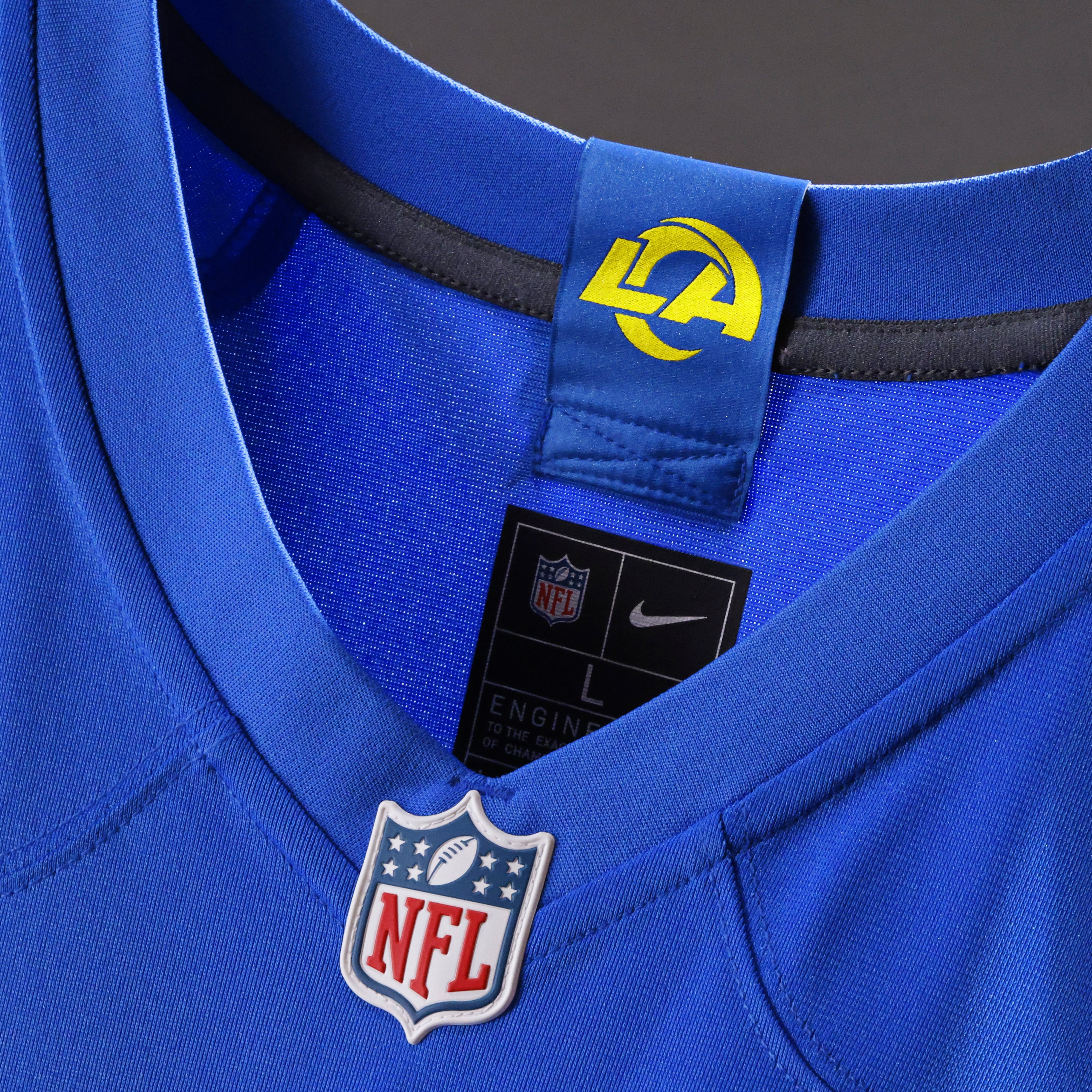 Maillot de match Nike Royal pour homme des Rams Los Angeles, Ty Simpson