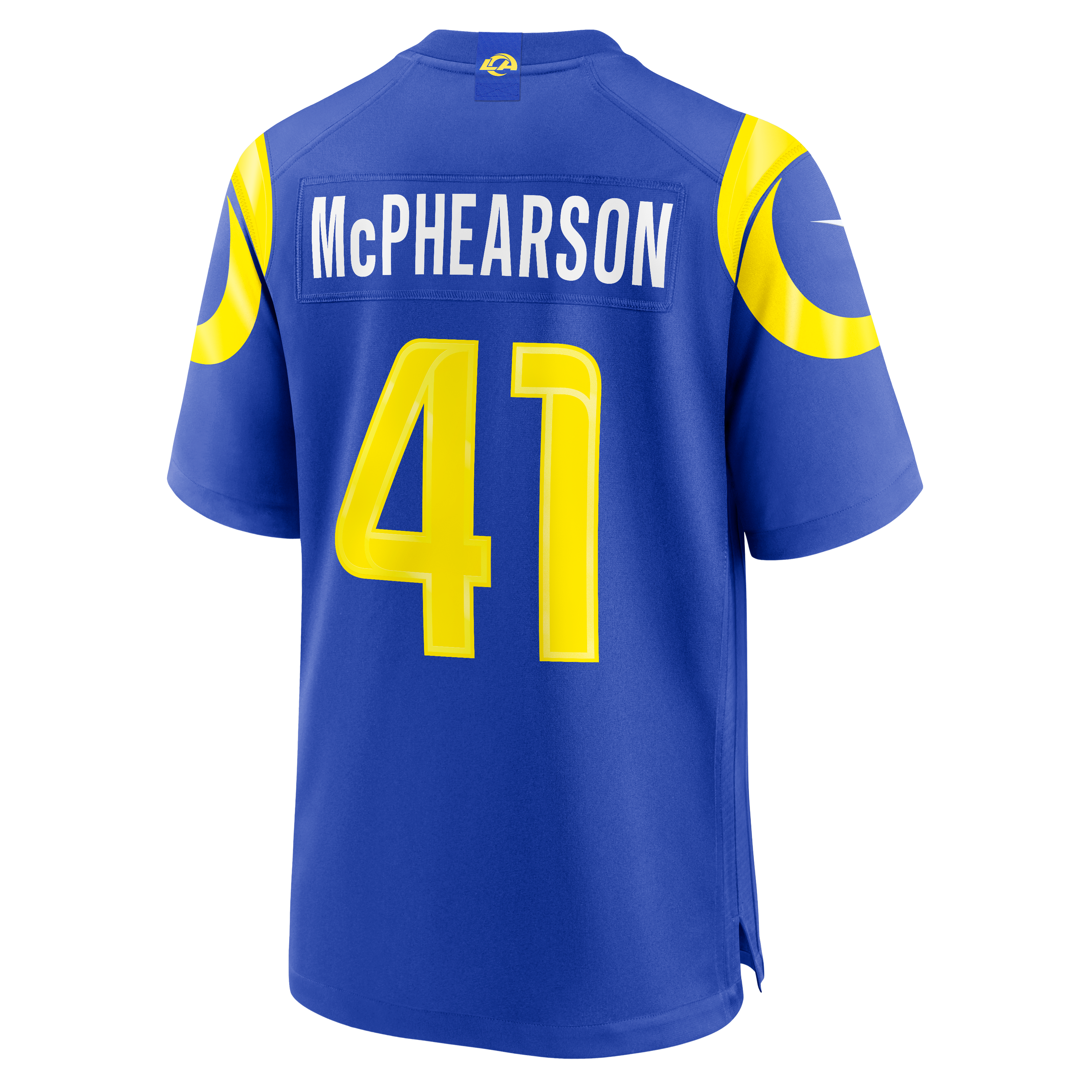 Maillot de match Nike Zech McPhearson Royal Los Angeles Rams pour homme