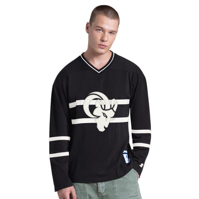 Los Angeles Rams Starter Lineup Long Sleeve T-Shirt - Black/White