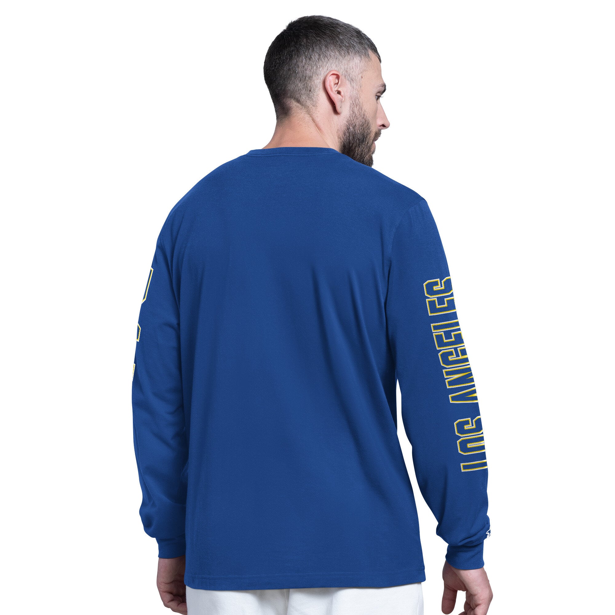 T-shirt à manches longues Starter Royal Los Angeles Rams Clutch Hit II pour homme