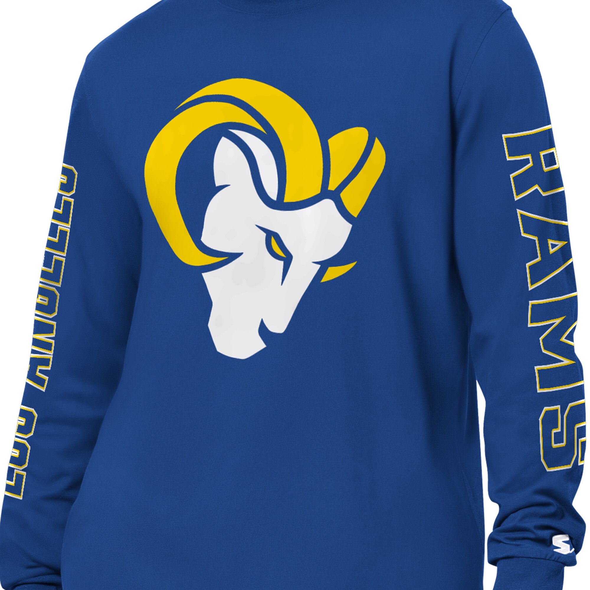 T-shirt à manches longues Starter Royal Los Angeles Rams Clutch Hit II pour homme
