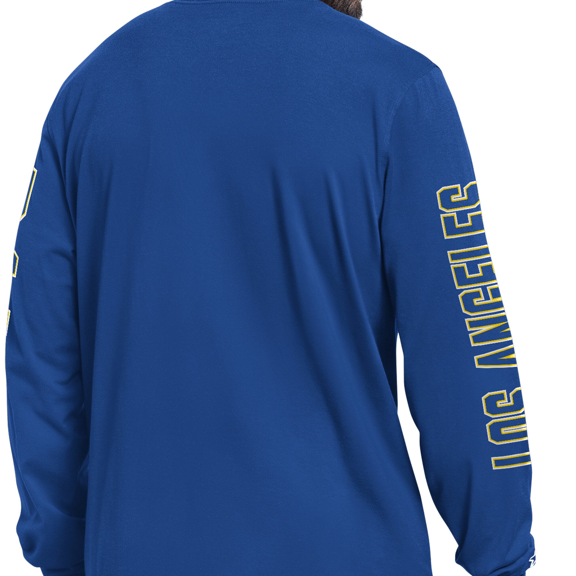 T-shirt à manches longues Starter Royal Los Angeles Rams Clutch Hit II pour homme