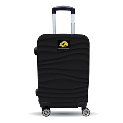 Los Angeles Rams MOJO Black Color Blitz Carry-On Hardcase Spinner Luggage
