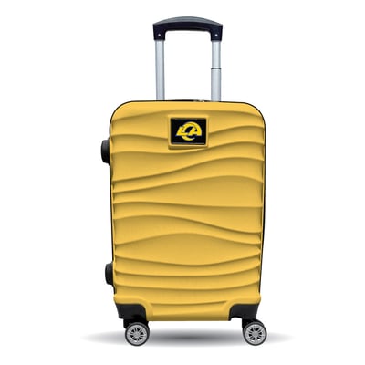 Los Angeles Rams MOJO Gold Color Blitz Carry-On Hardcase Spinner Luggage
