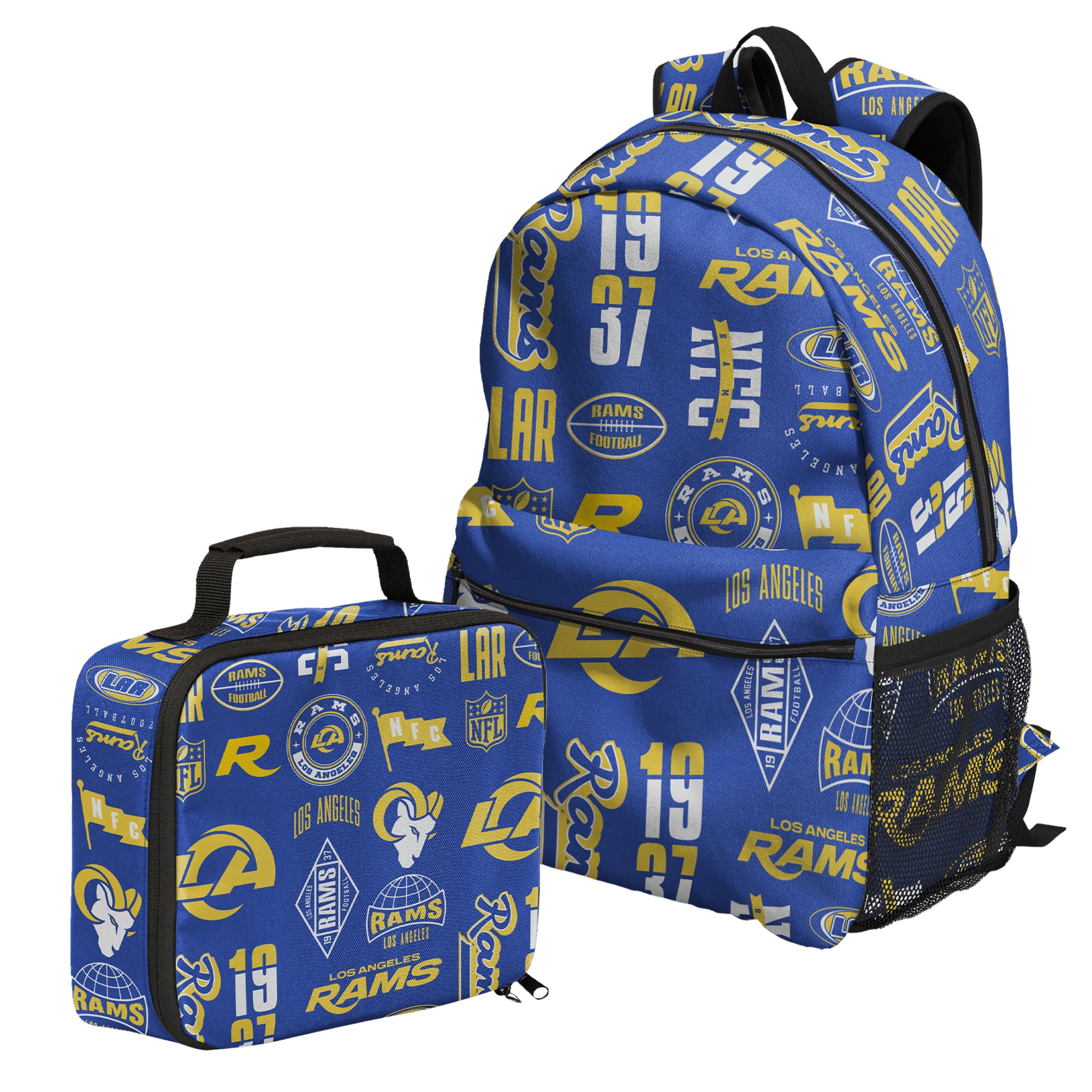 Ensemble sac à dos et boîte à lunch Outerstuff Los Angeles Rams