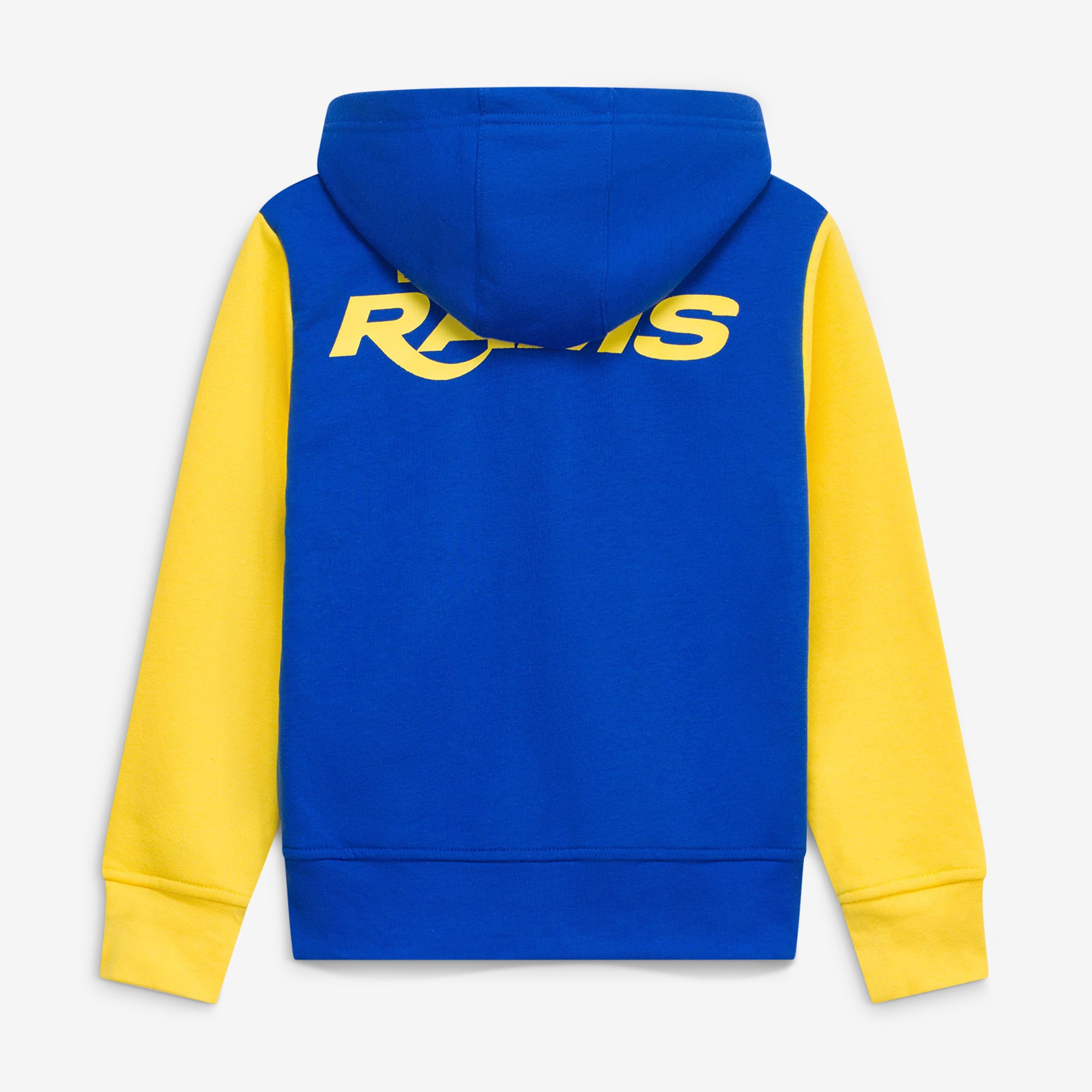 Sweat à capuche zippé Outerstuff bleu roi/or Los Angeles Rams Stadium pour enfants d'âge préscolaire