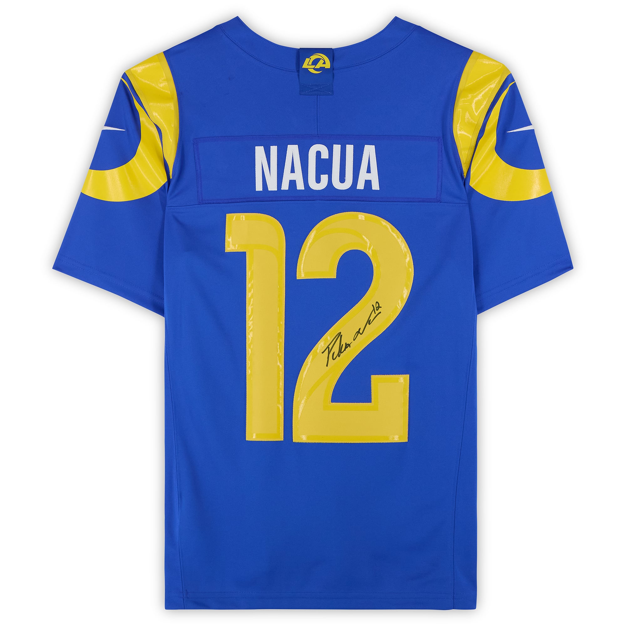 Puka Nacua Los Angeles Rams Autographed Nike Royal Vapor Fuse Limited Jersey