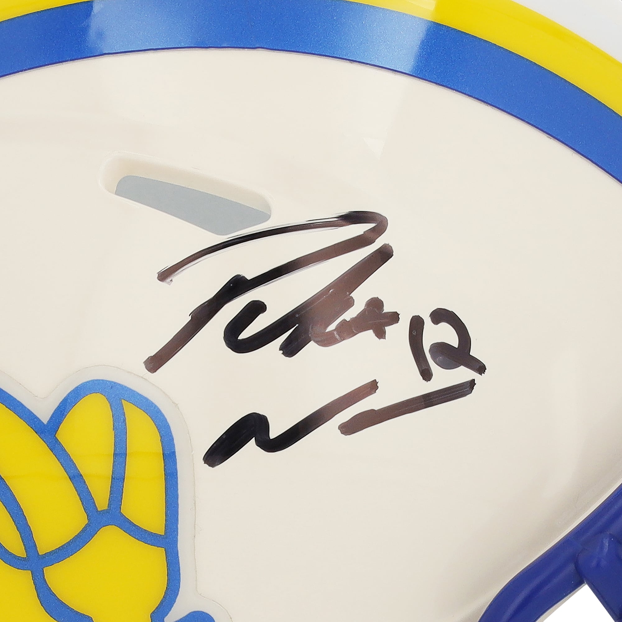 Puka Nacua Los Angeles Rams Autographed Riddell Retro Speed Mini Helmet
