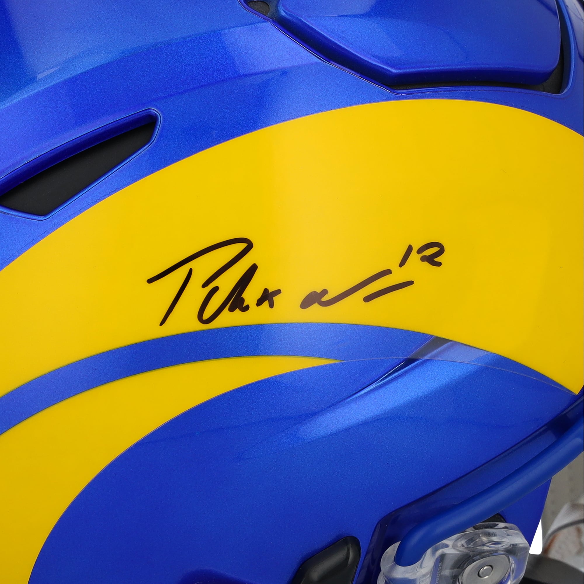 Puka Nacua Los Angeles Rams Autographed Riddell Speed Flex Authentic Helmet