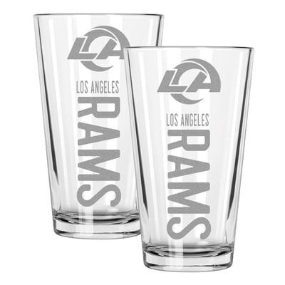 Los Angeles Rams The Memory Company Two-Piece 16oz. Pinnacle Pint Glass Set