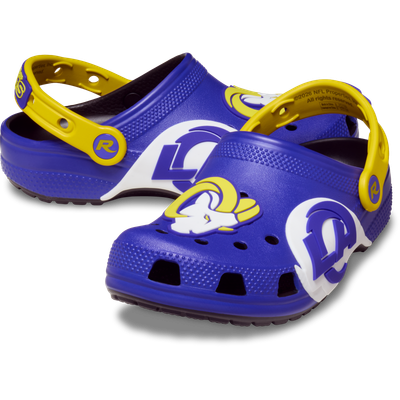  Los Angeles Rams Crocs Toddler Classic Clog - Royal