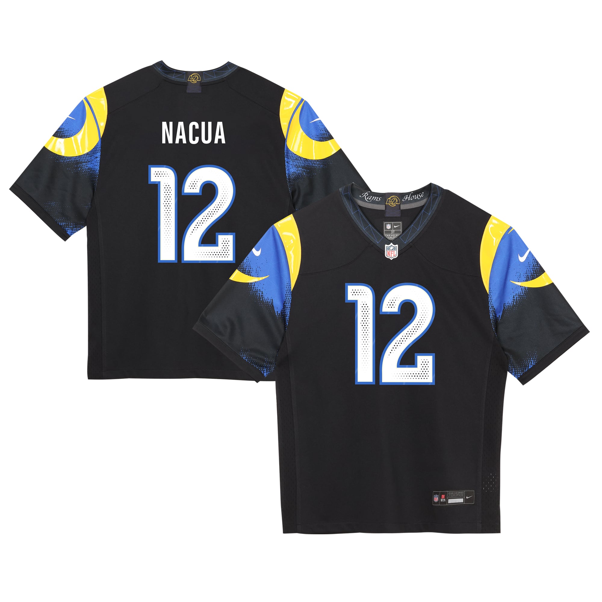 Toddler Nike Puka Nacua Dark Blue Los Angeles Rams Rivalries Collection Game Jersey
