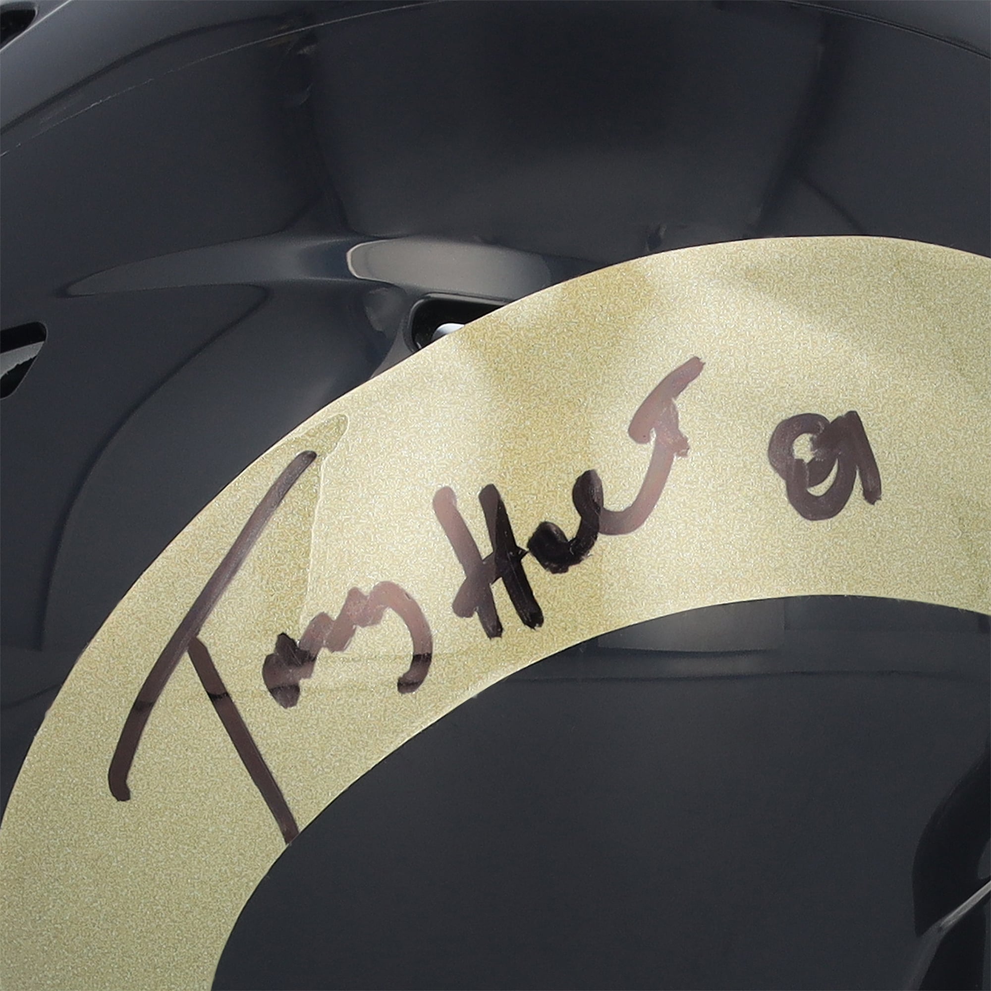 Torry Holt Los Angeles Rams Autographed Riddell Speed Mini Helmet