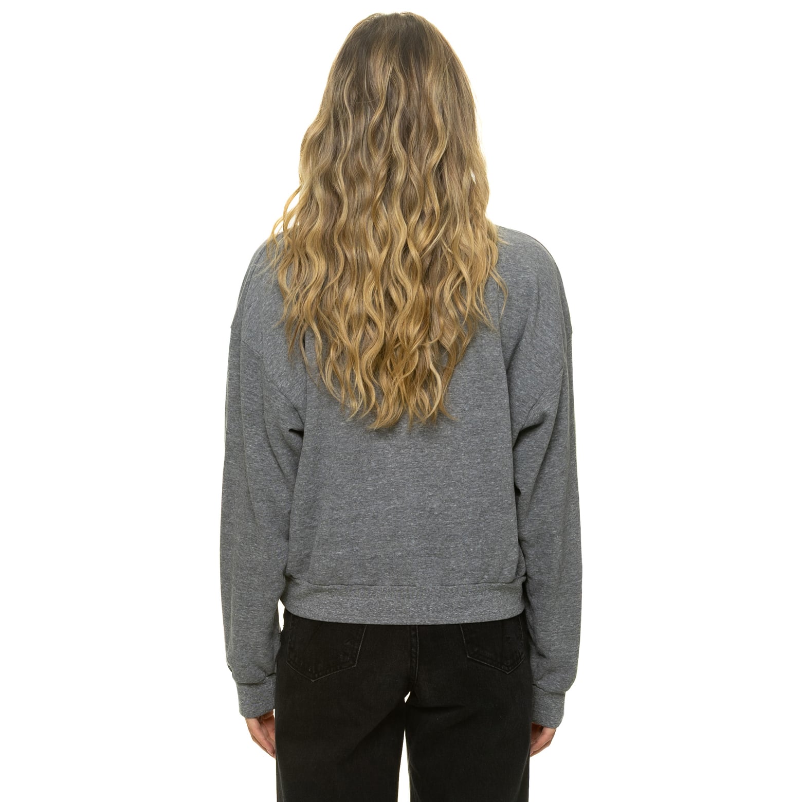 Sweat-shirt unisexe Aviator Nation gris chiné Los Angeles Rams, coupe décontractée, en mélange de trois matières.