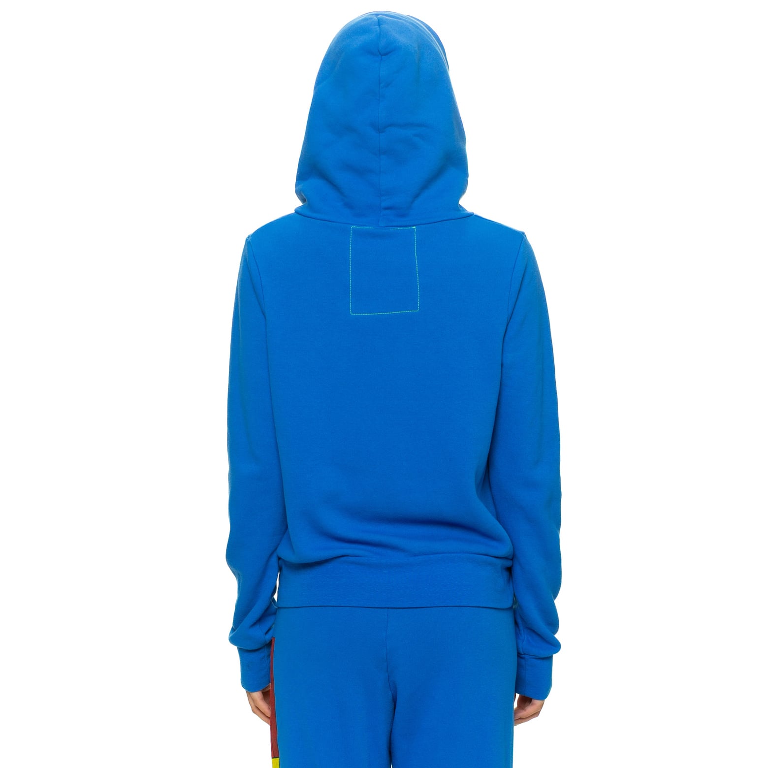 Sweat à capuche unisexe Aviator Nation Royal Los Angeles Rams en mélange de trois matières, fermeture éclair intégrale